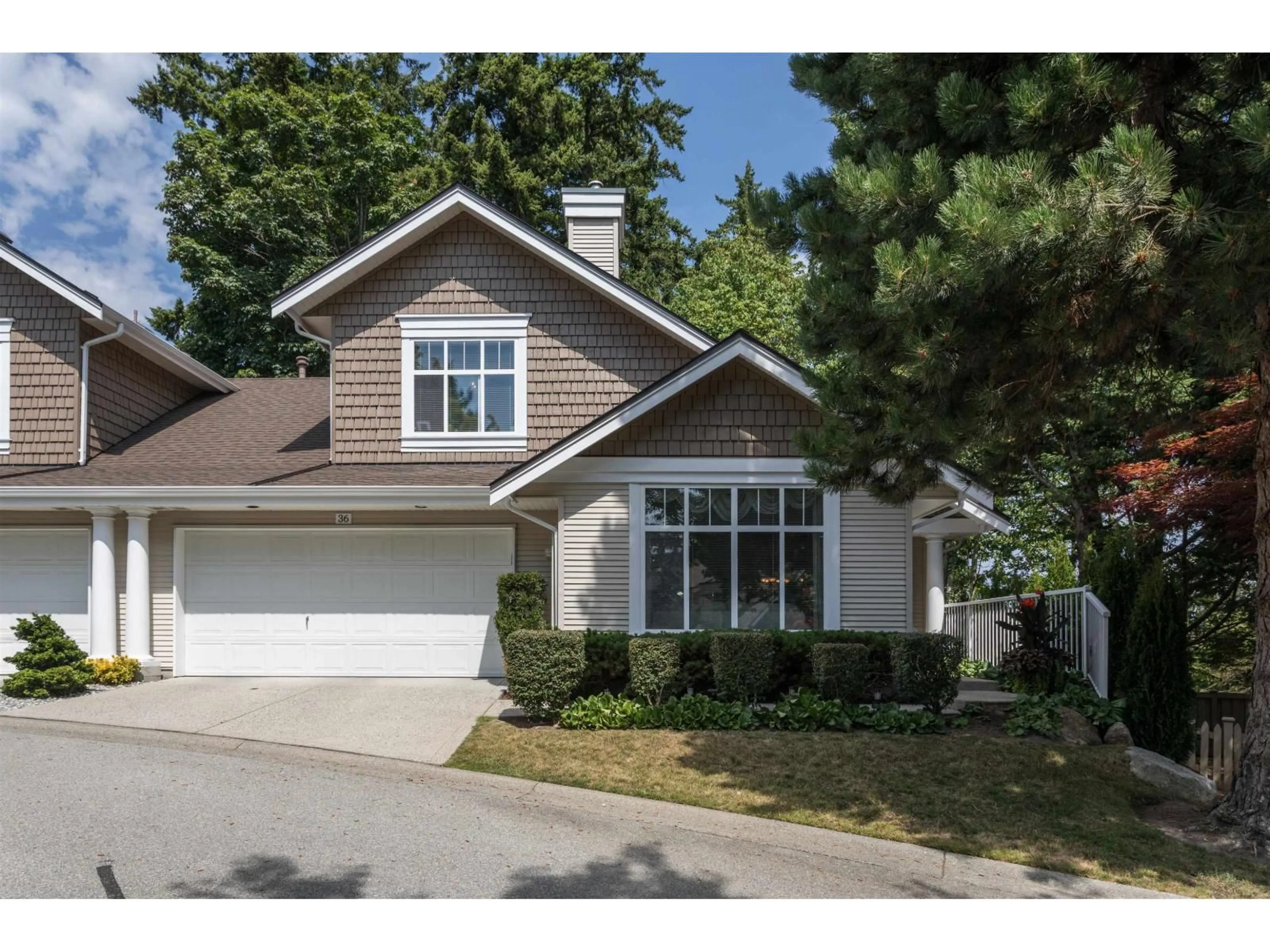 Home with vinyl exterior material, street for 36 - 14877 33 AVENUE, Surrey British Columbia V4P3A3