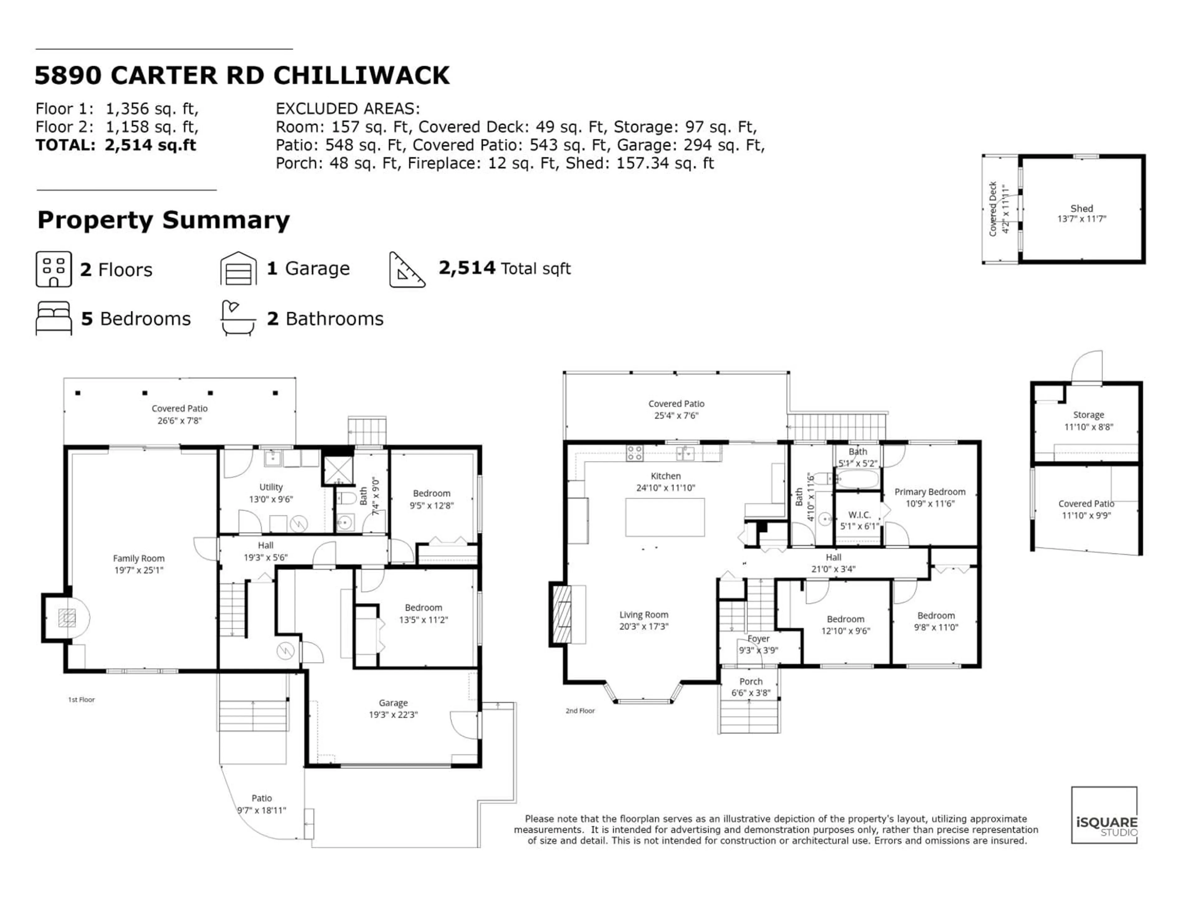 Floor plan for 5890 CARTER ROAD, Chilliwack British Columbia V2R3K1