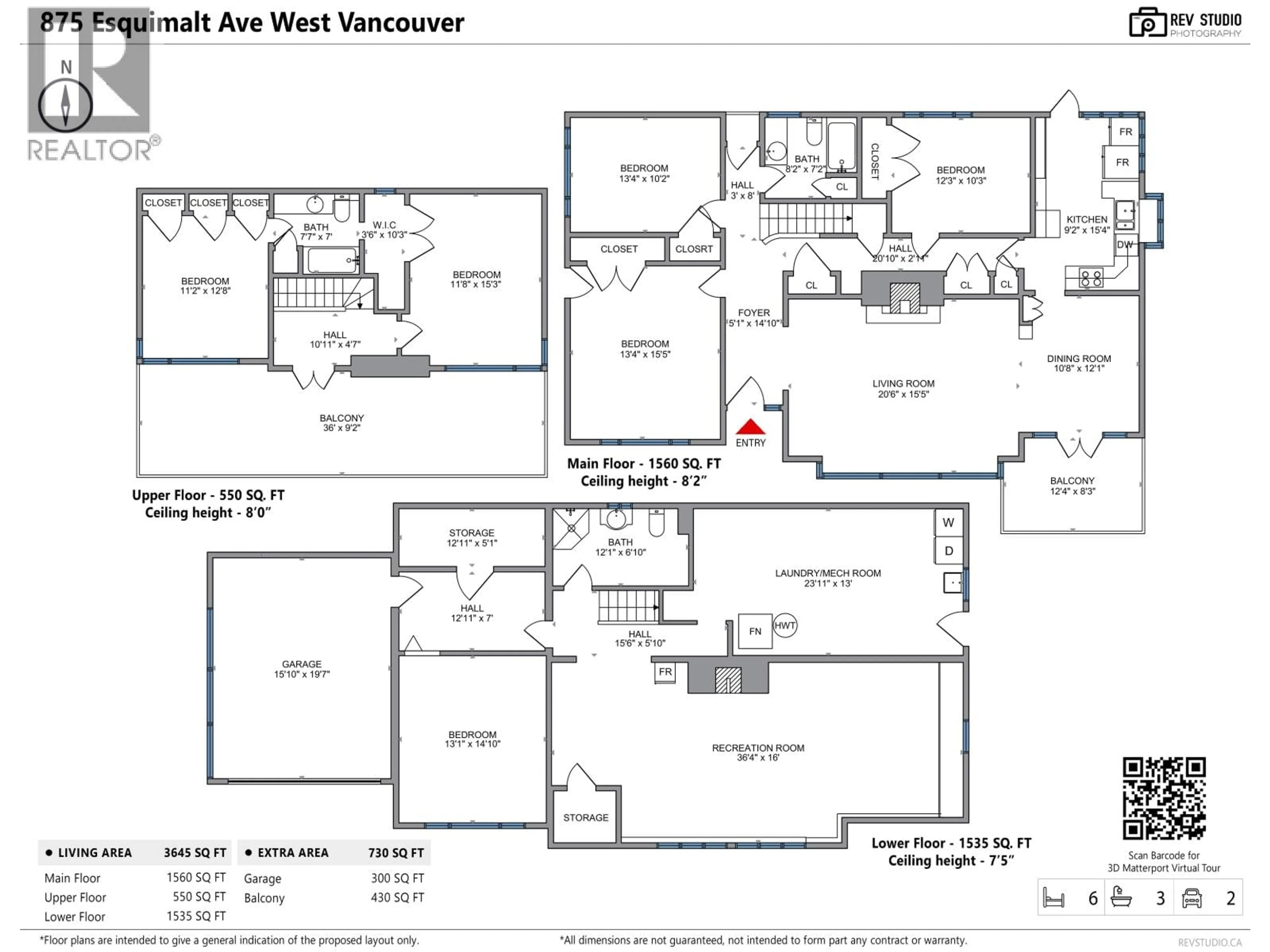 Floor plan for 875 ESQUIMALT AVENUE, West Vancouver British Columbia V7T1J9