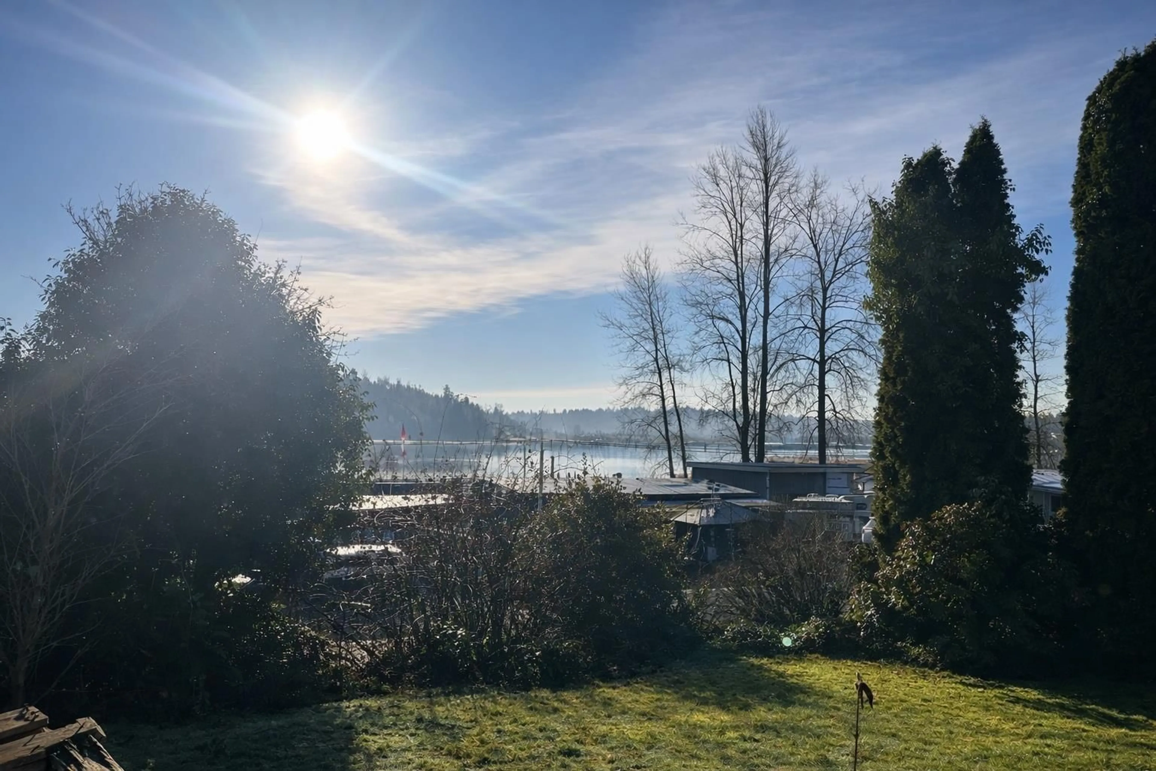 A pic from outside/outdoor area/front of a property/back of a property/a pic from drone, water/lake/river/ocean view for 111 - 10221 WILSON STREET, Mission British Columbia V4S1E2