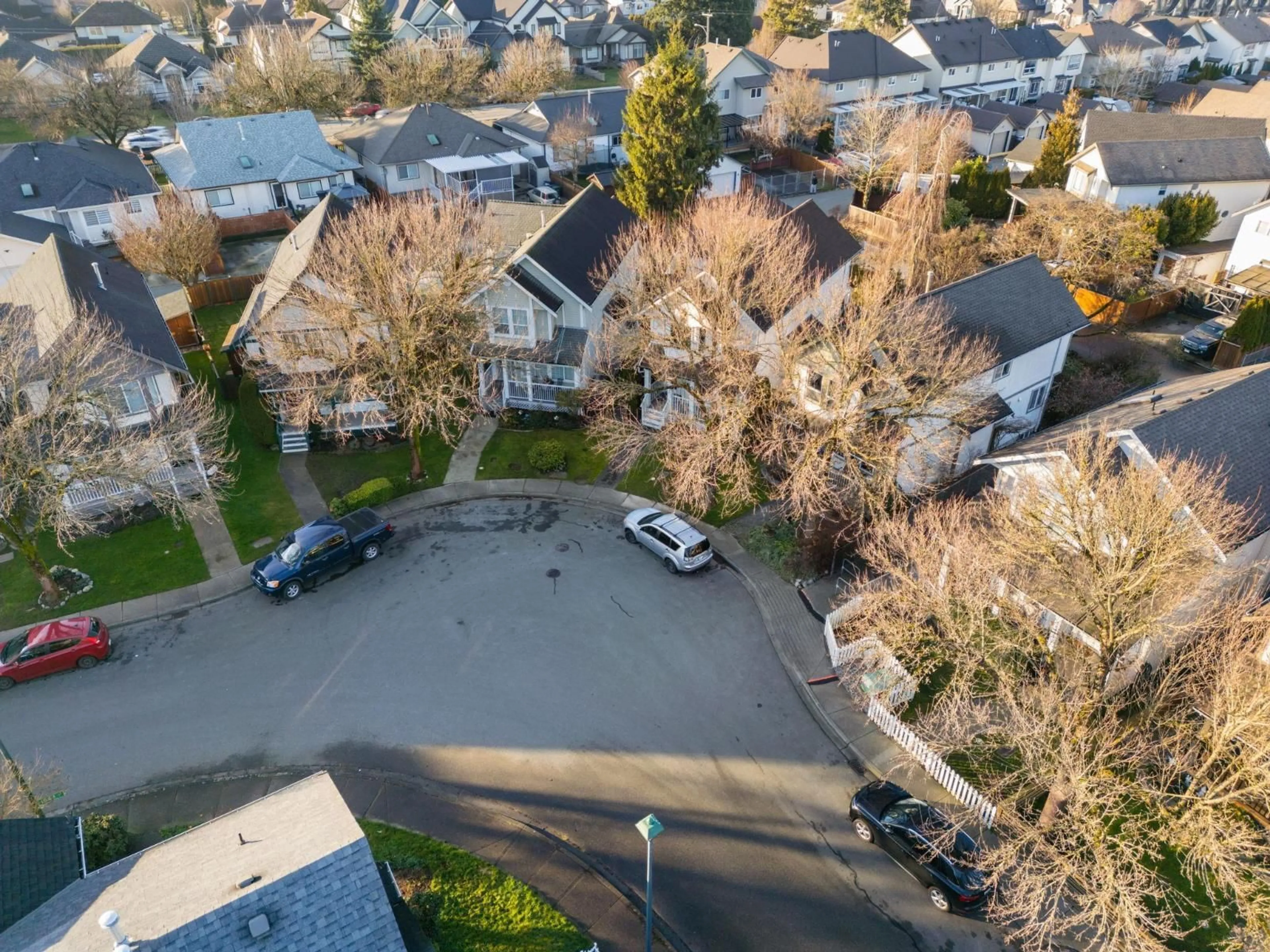 A pic from outside/outdoor area/front of a property/back of a property/a pic from drone, street for 18451 66 AVENUE, Surrey British Columbia V3S8V6