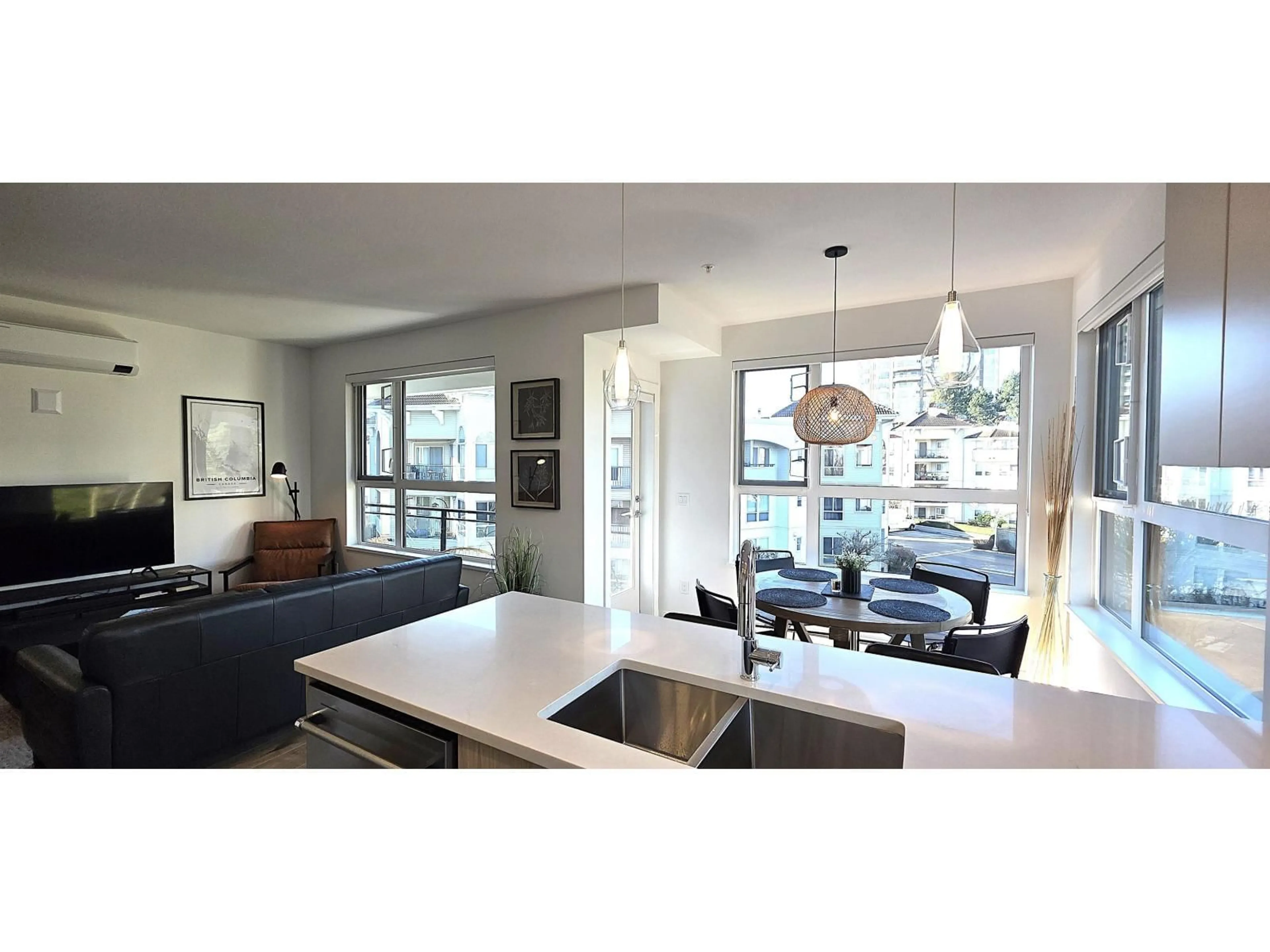 Open concept kitchen, unknown for 412 - 3182 GLADWIN ROAD, Abbotsford British Columbia V2T0K8