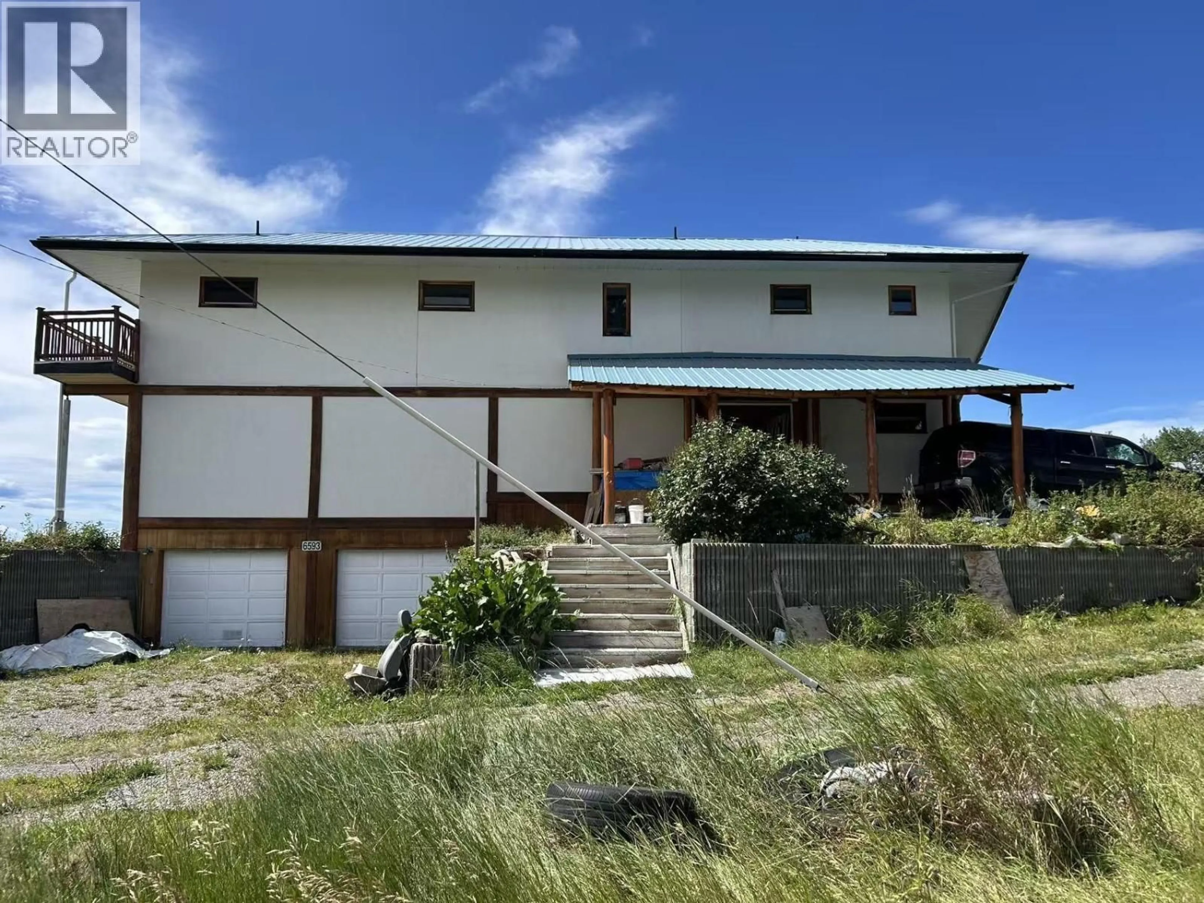 A pic from outside/outdoor area/front of a property/back of a property/a pic from drone, building for 6593 LITTLE GREEN LAKE ROAD, Green Lake British Columbia V0K2K1