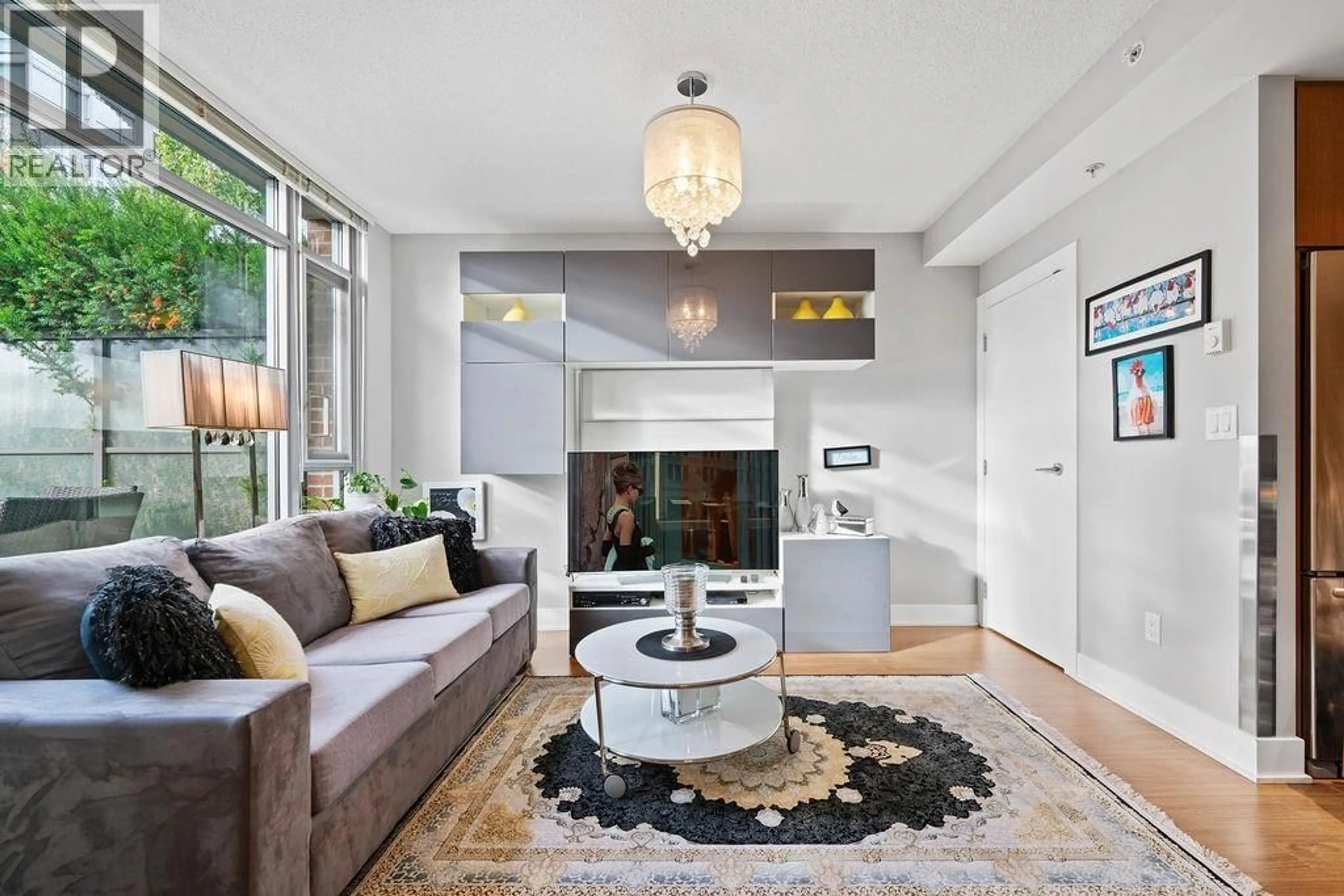 Living room with furniture, unknown for 306 - 1155 THE HIGH STREET, Coquitlam British Columbia V3B7W4