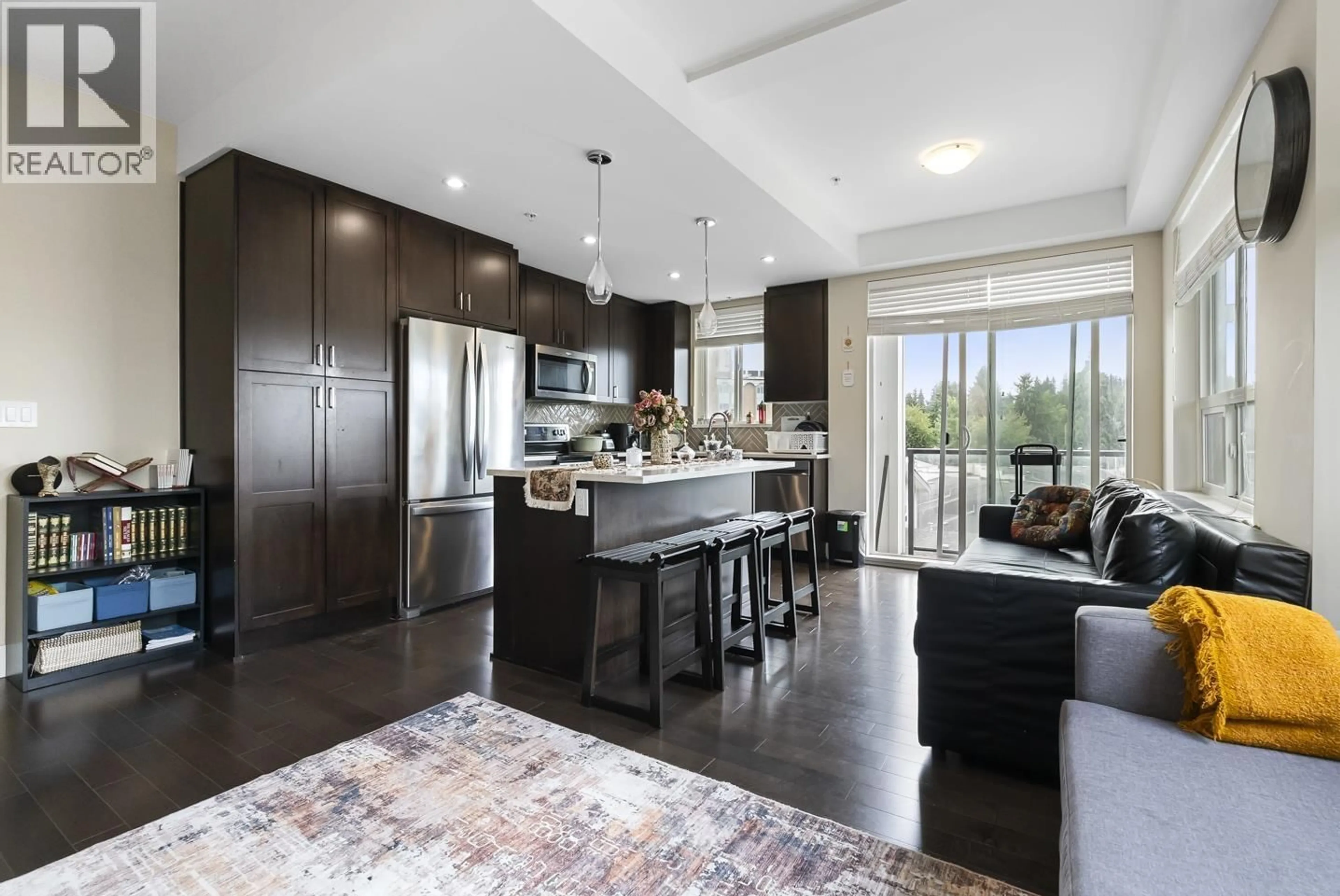 Open concept kitchen, ceramic/tile floor for 3314 - 2180 KELLY AVENUE, Port Coquitlam British Columbia V3C0S4