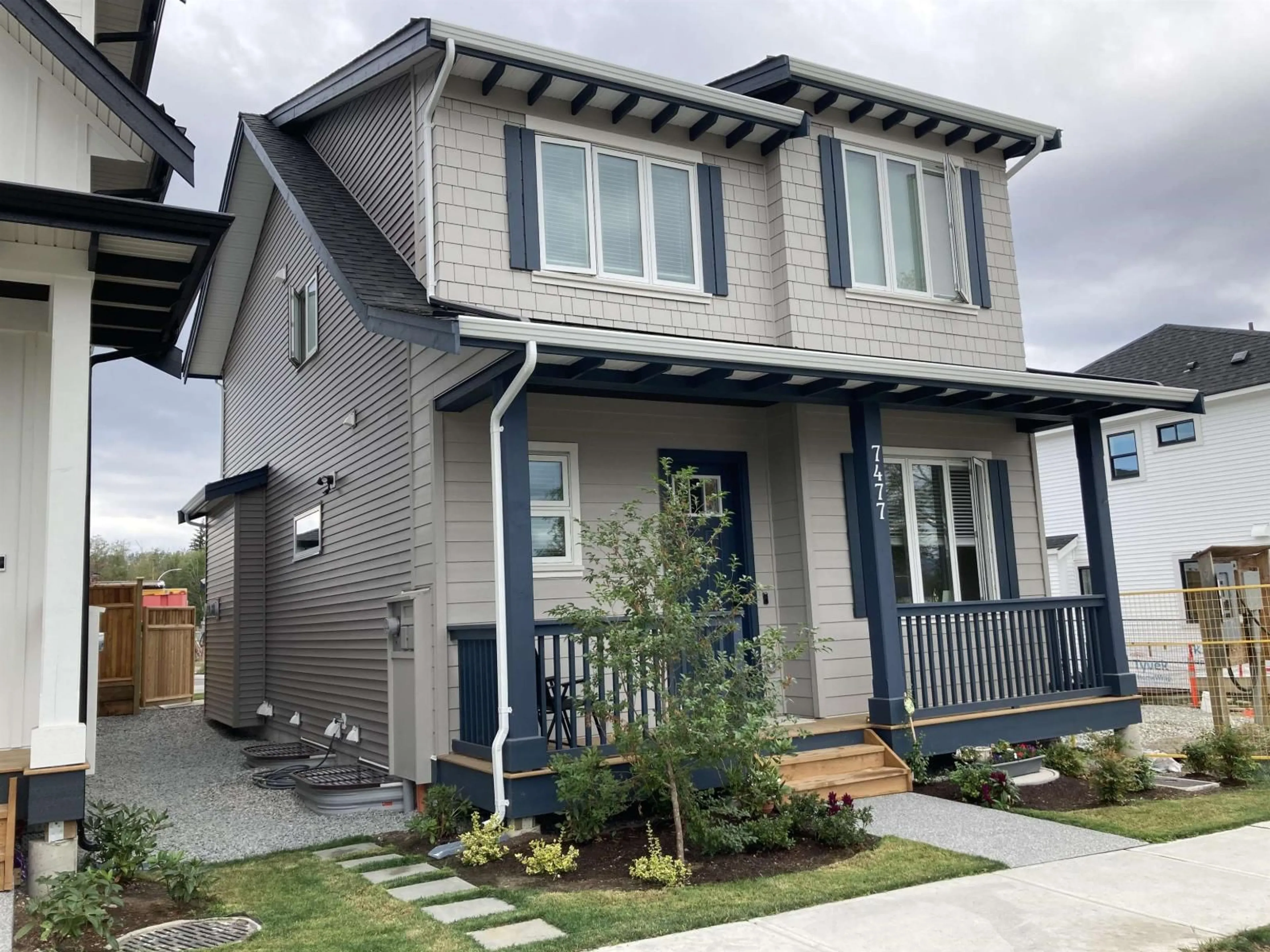 Home with vinyl exterior material, street for 7477 197 STREET, Langley British Columbia V2Y3R6