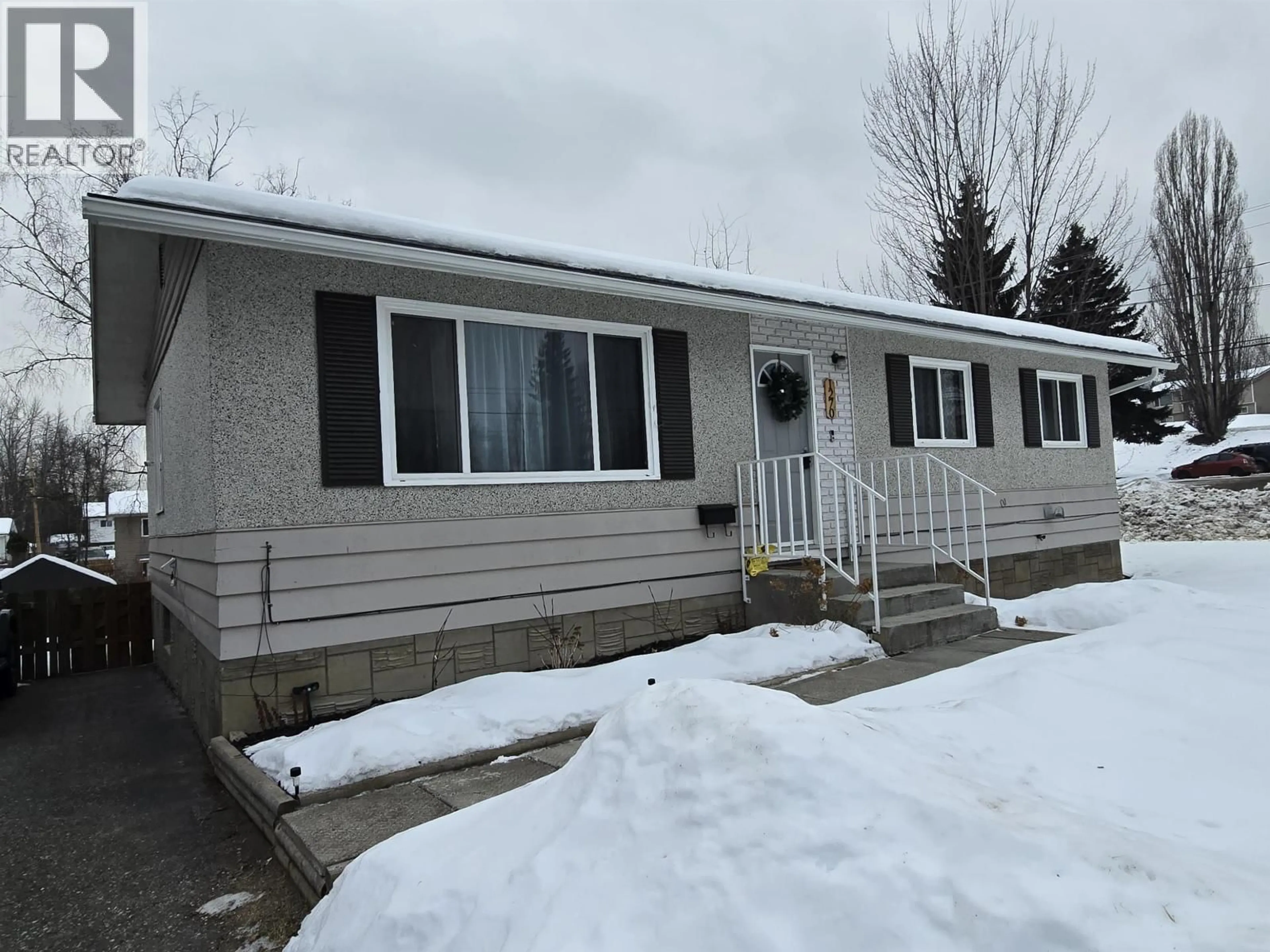 Home with vinyl exterior material, street for 1270 PENTLAND CRESCENT, Quesnel British Columbia V2J1N2