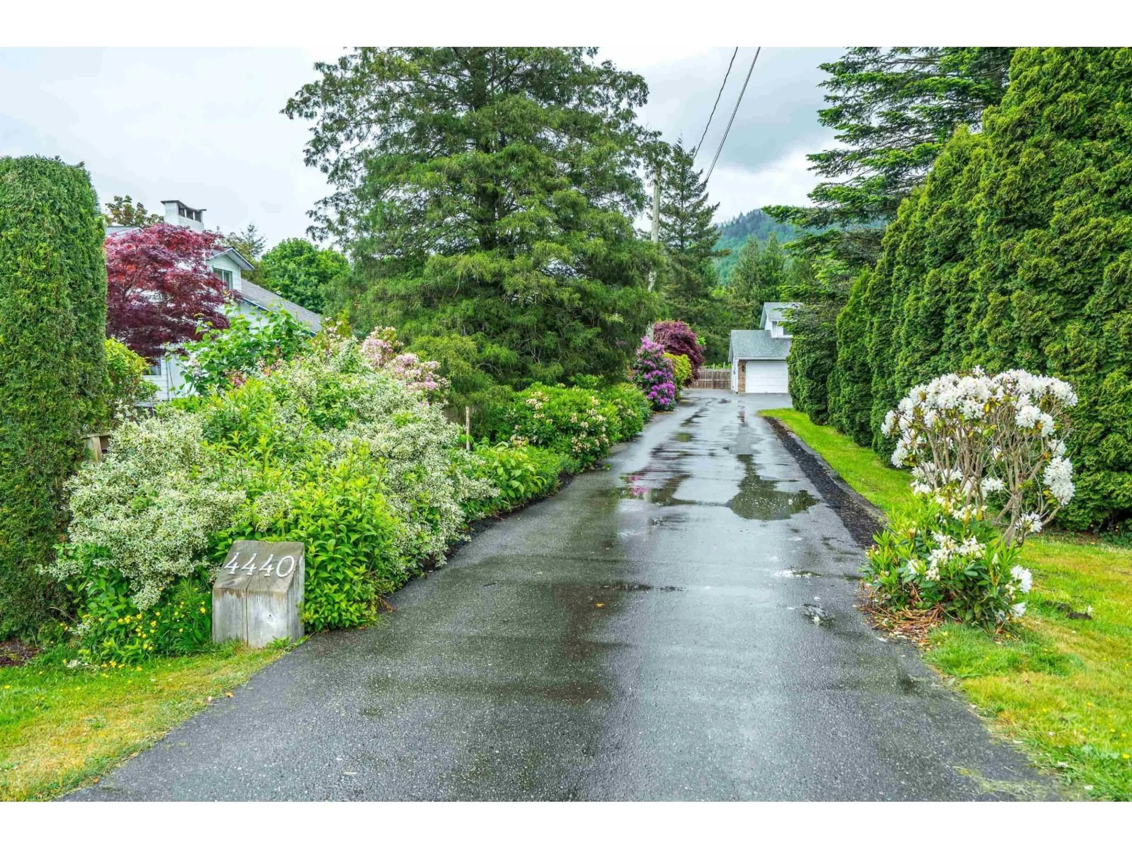 A pic from outside/outdoor area/front of a property/back of a property/a pic from drone, water/lake/river/ocean view for 4440 WILSON ROAD, Yarrow British Columbia V2R5C5