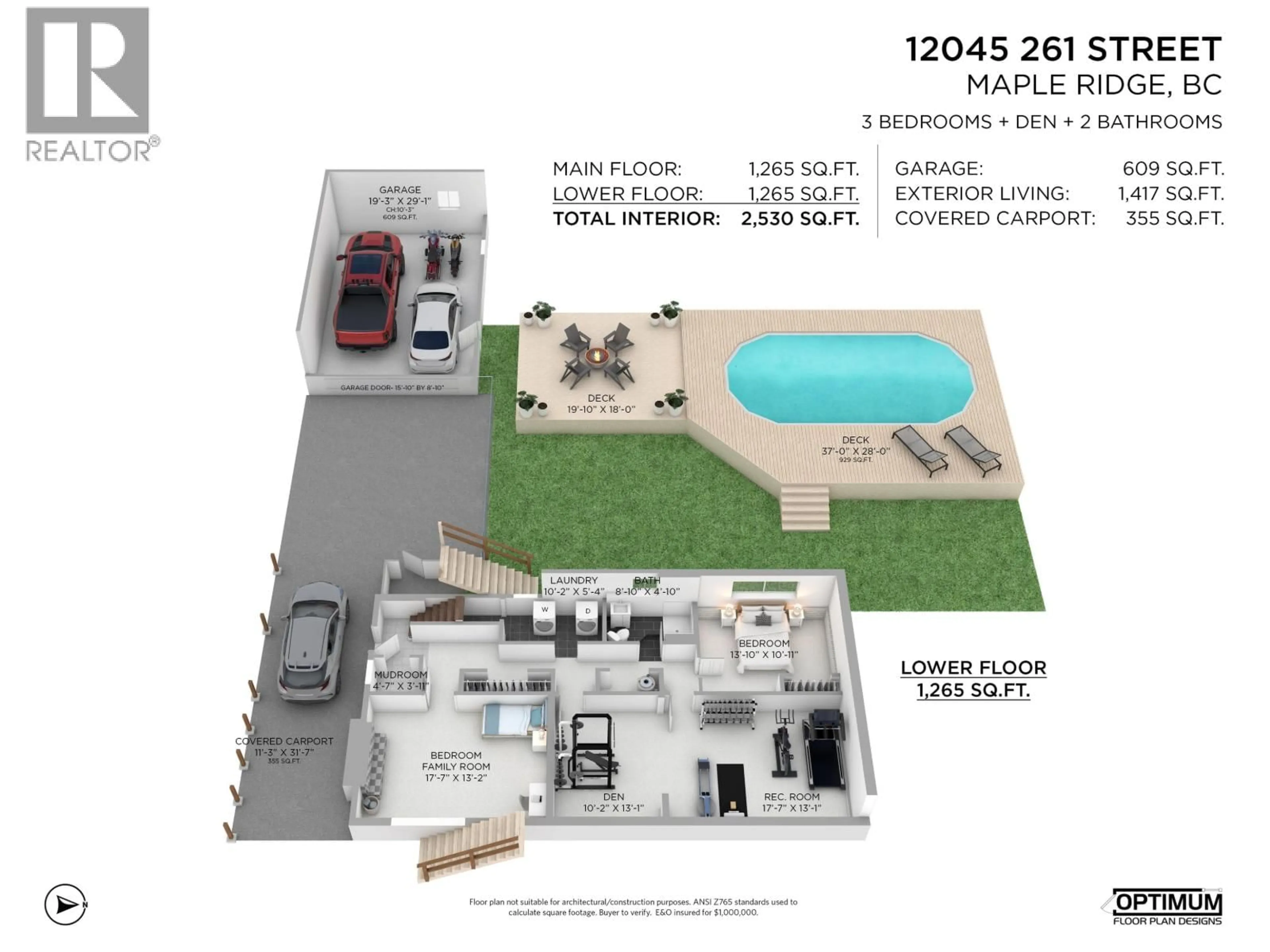 Floor plan for 12045 261 STREET, Maple Ridge British Columbia V2W2A5