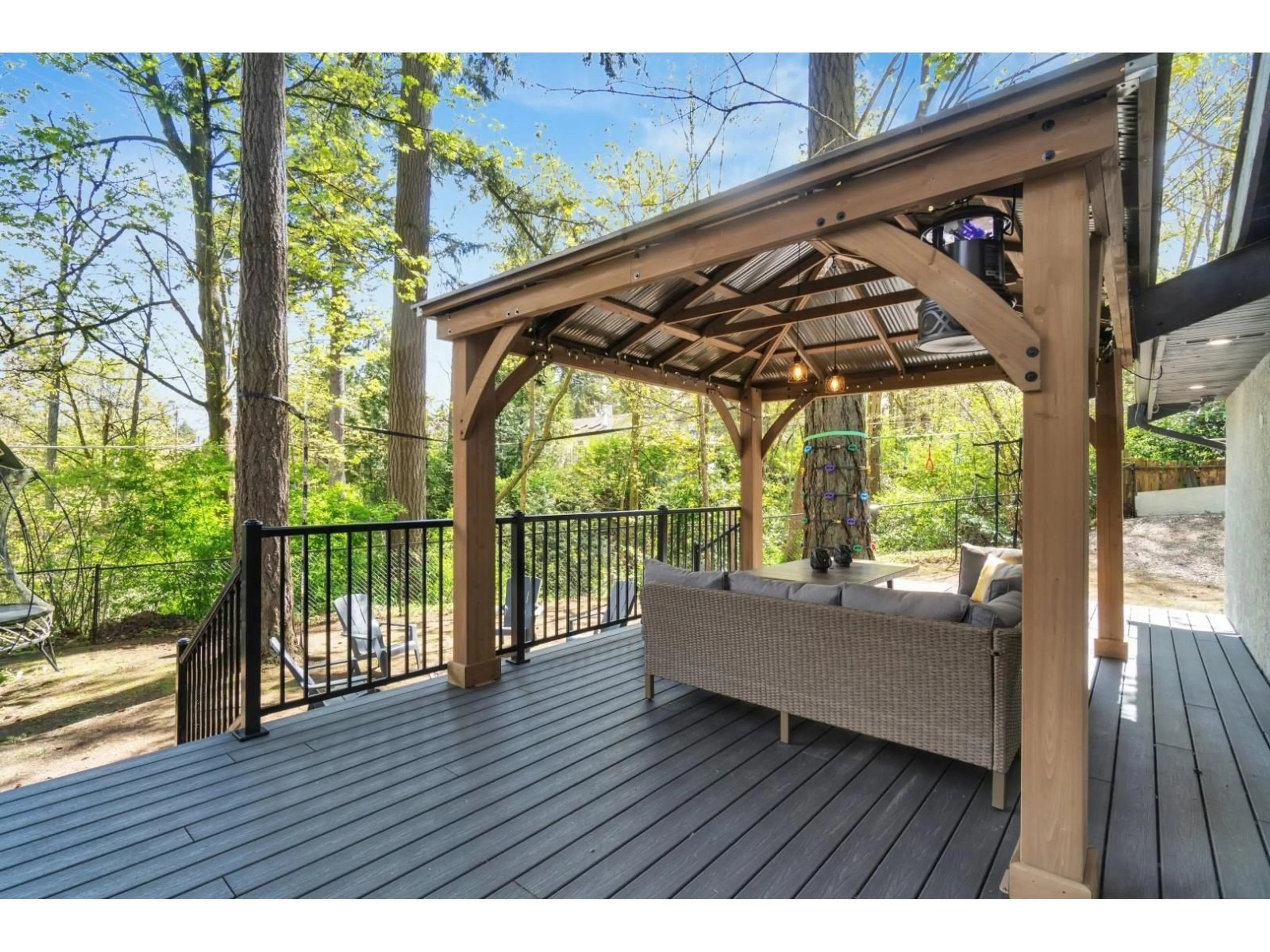 Patio, forest/trees view for 11426 141A STREET, Surrey British Columbia V3R3K2