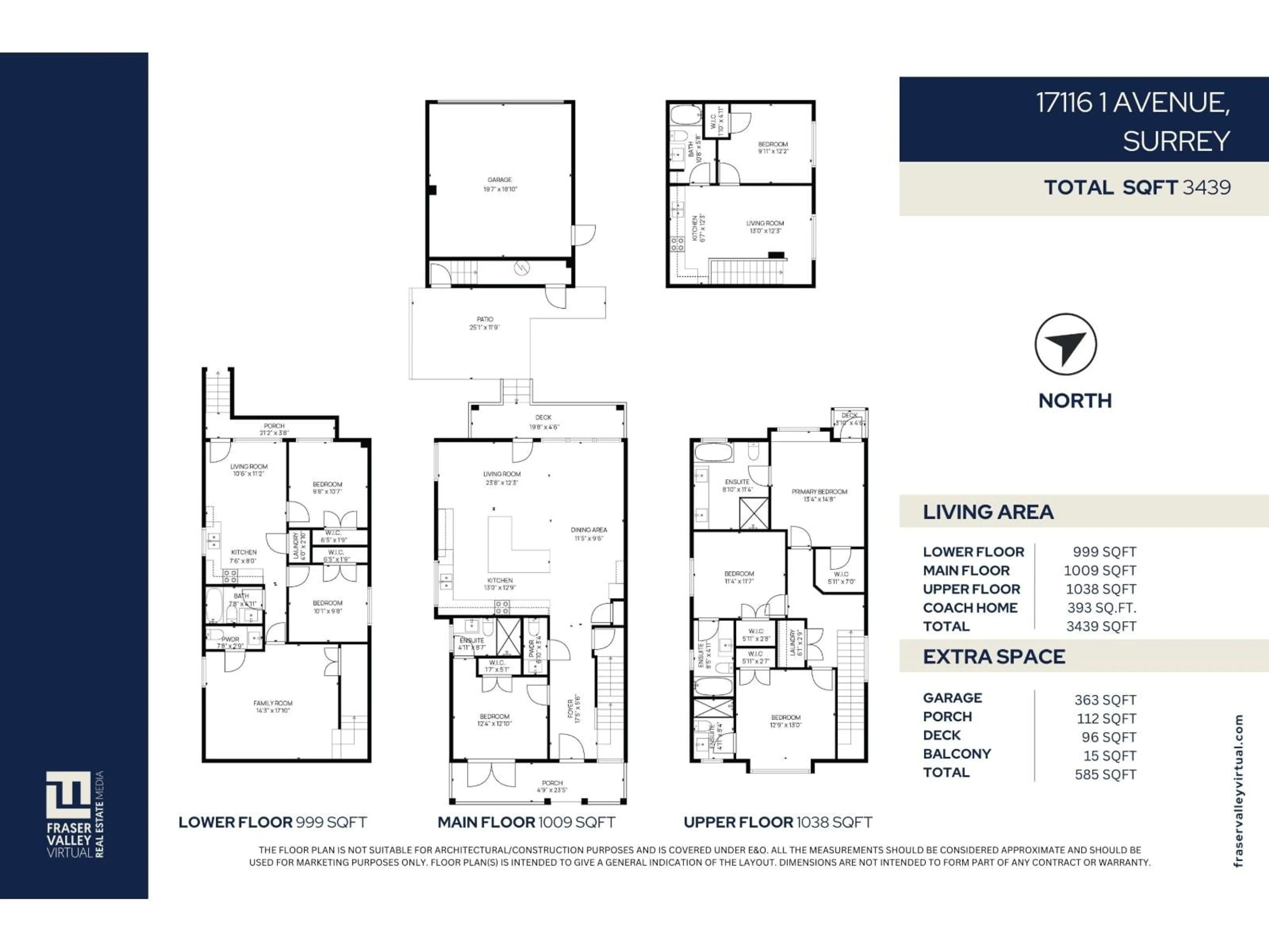 Floor plan for 17116 1 AVENUE, Surrey British Columbia V3Z9R2