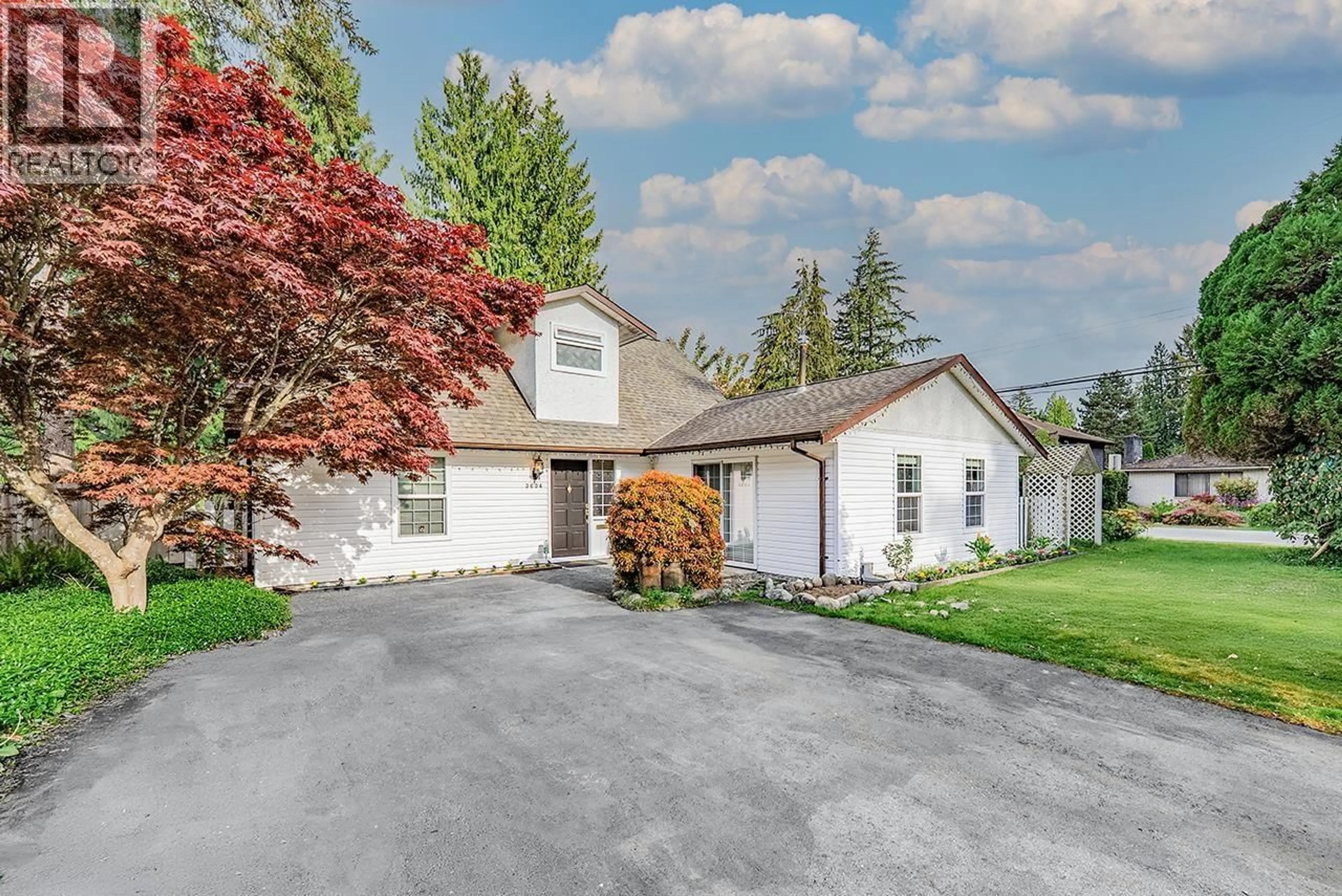 Home with vinyl exterior material, street for 3604 MCRAE CRESCENT, Port Coquitlam British Columbia V3B4P1