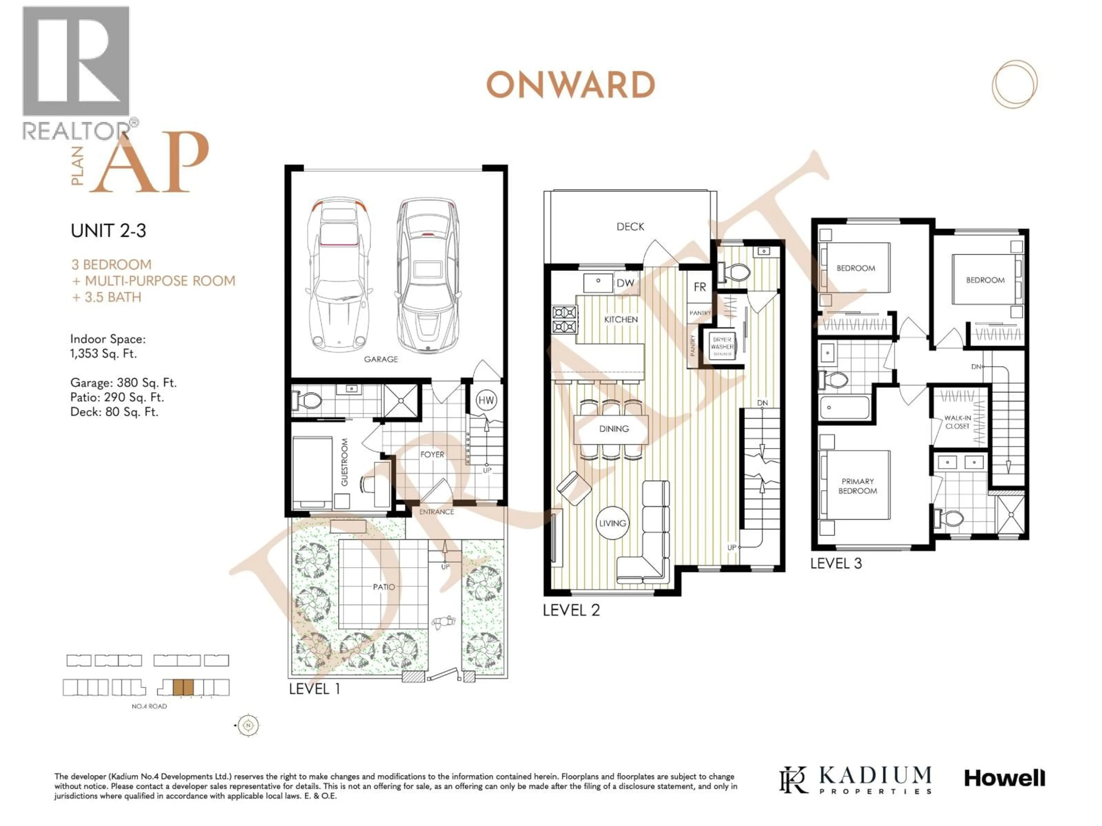 Floor plan for 2 - 10380 NO. 4 ROAD, Richmond British Columbia V7A2Z7
