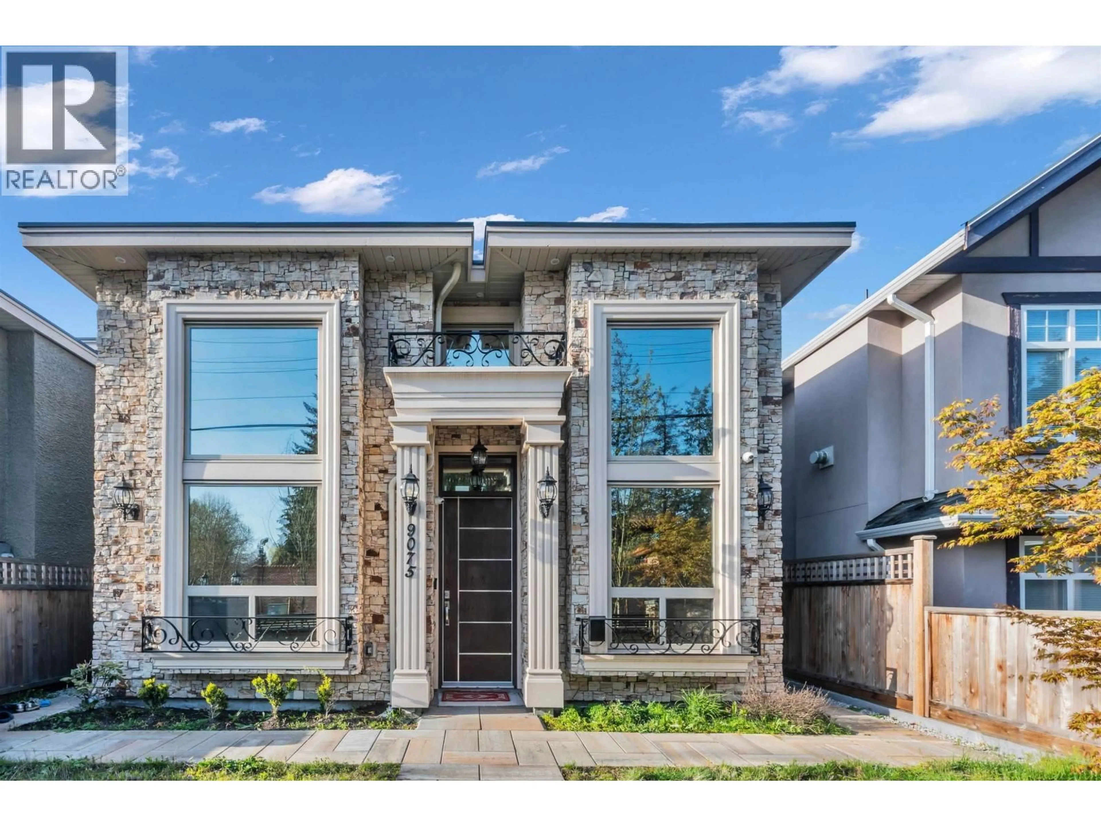 Home with brick exterior material, street for 9075 STEVESTON HIGHWAY, Richmond British Columbia V7A1M6