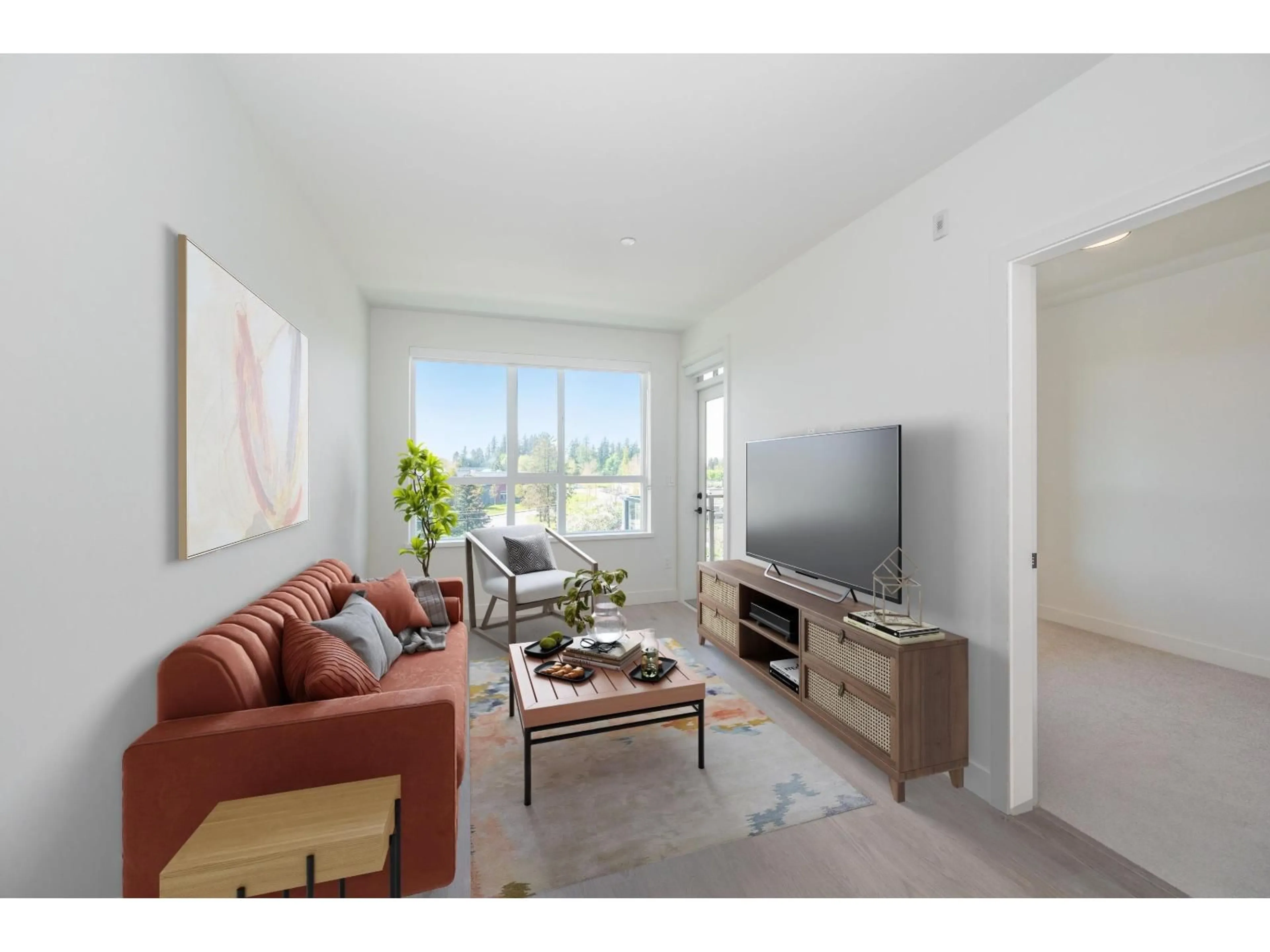 Living room with furniture, unknown for 509 - 13238 105TH AVENUE, Surrey British Columbia V3T0W1