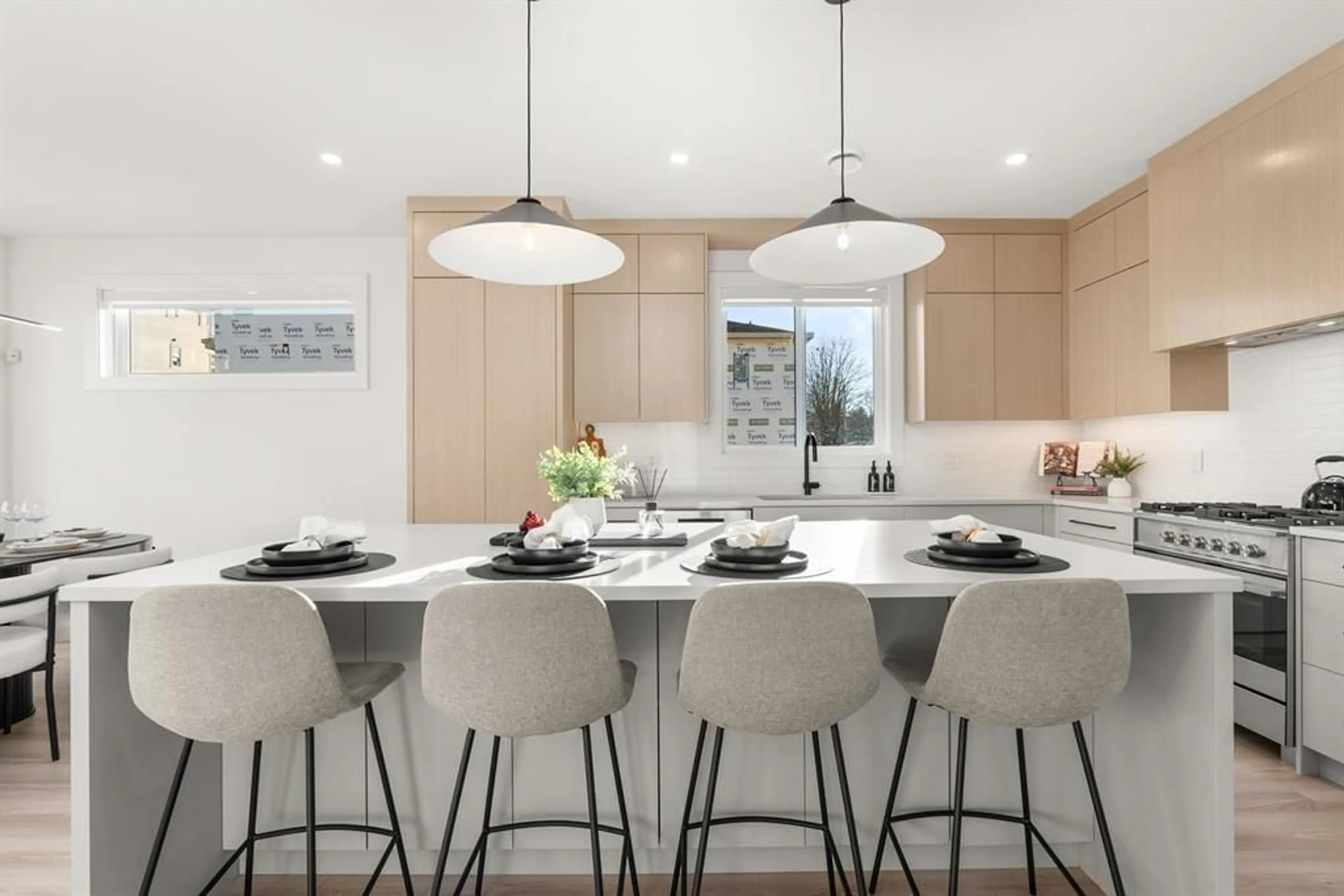 Contemporary kitchen, ceramic/tile floor for 9300 EBOR ROAD, Delta British Columbia V4C4R3