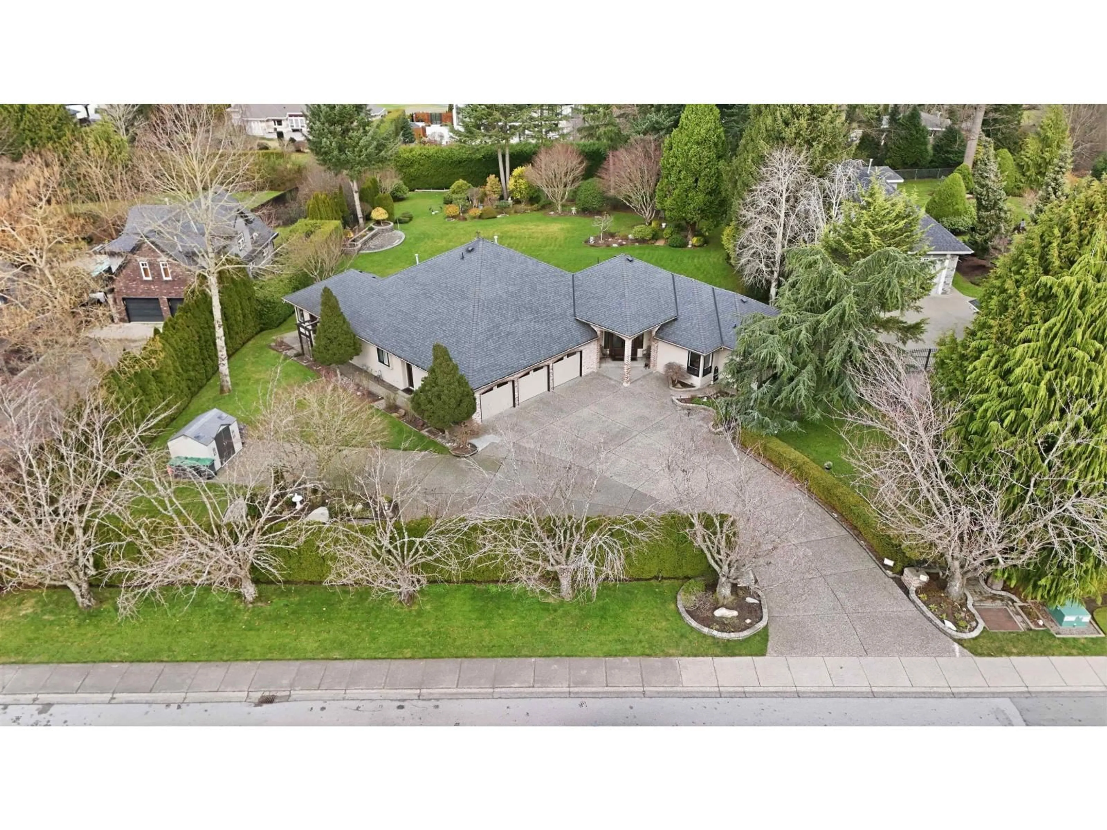 A pic from outside/outdoor area/front of a property/back of a property/a pic from drone, street for 16533 26 AVENUE, Surrey British Columbia V3Z9W9
