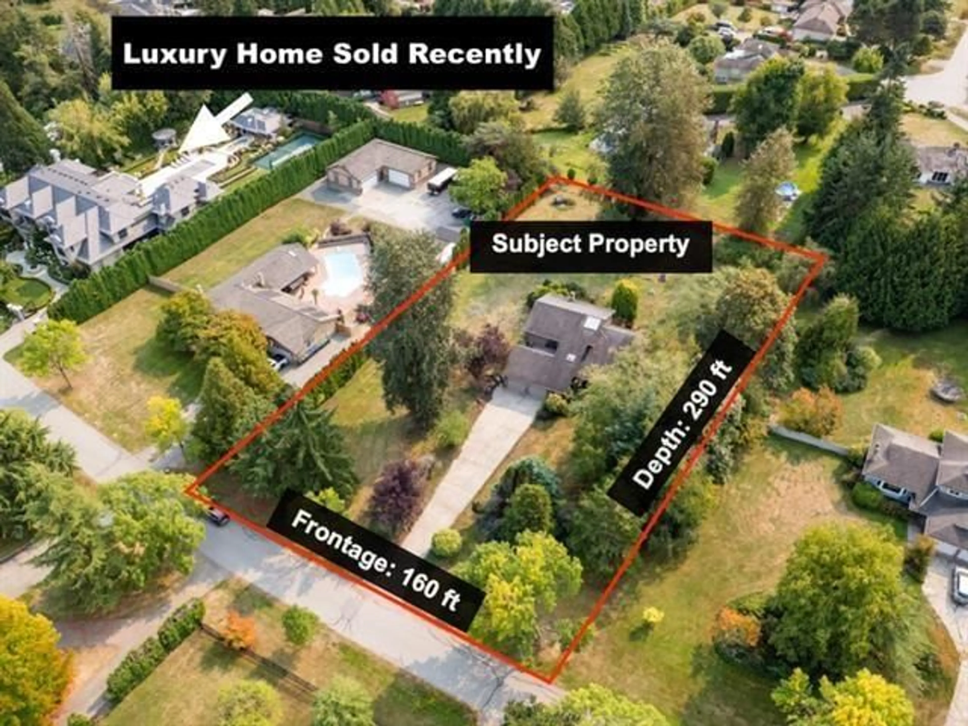 A pic from outside/outdoor area/front of a property/back of a property/a pic from drone, street for 18208 21A AVENUE, Surrey British Columbia V3Z9W2