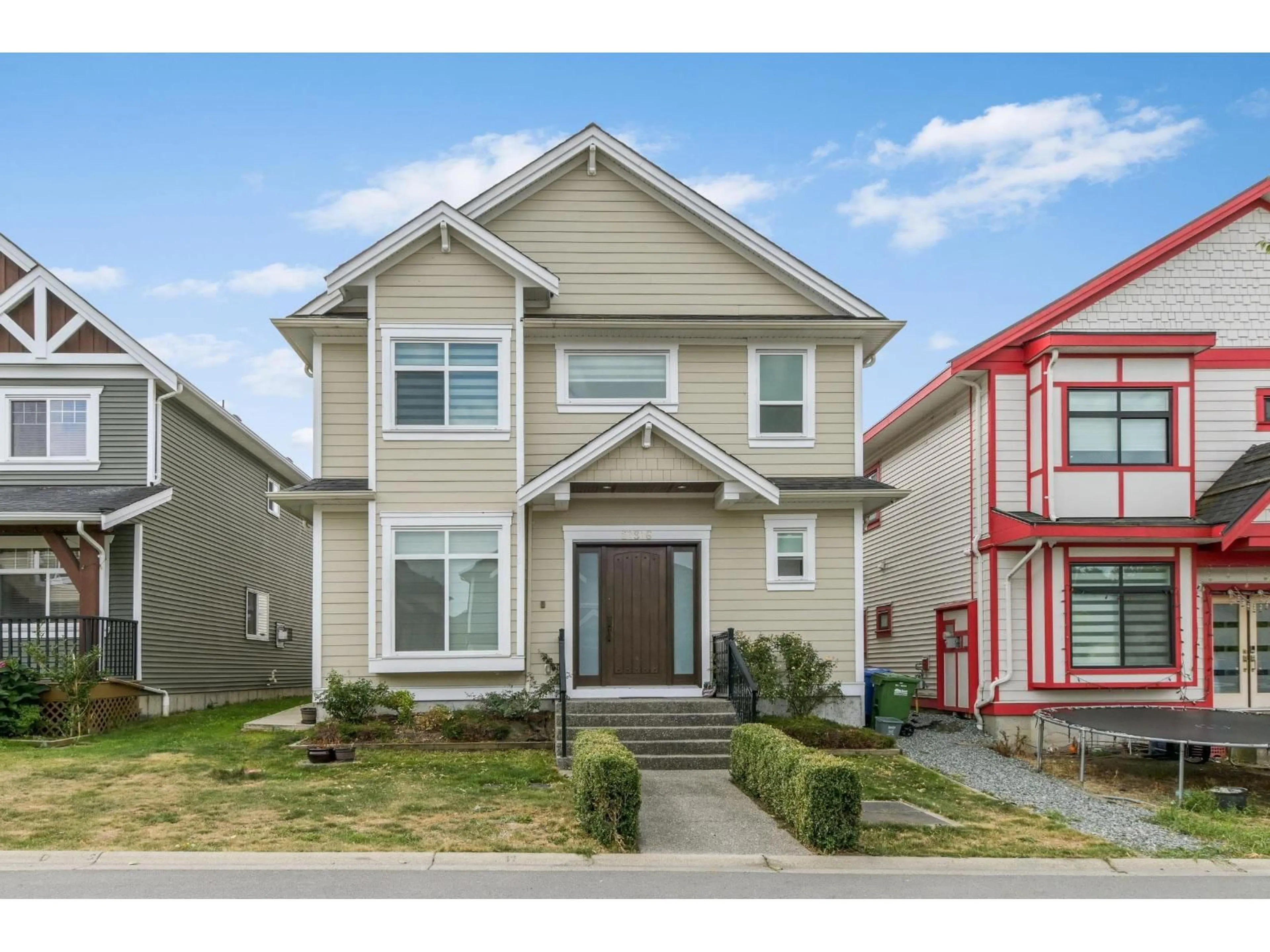 Home with vinyl exterior material, street for 27916 CONDUCTOR DRIVE, Abbotsford British Columbia V4W3G3