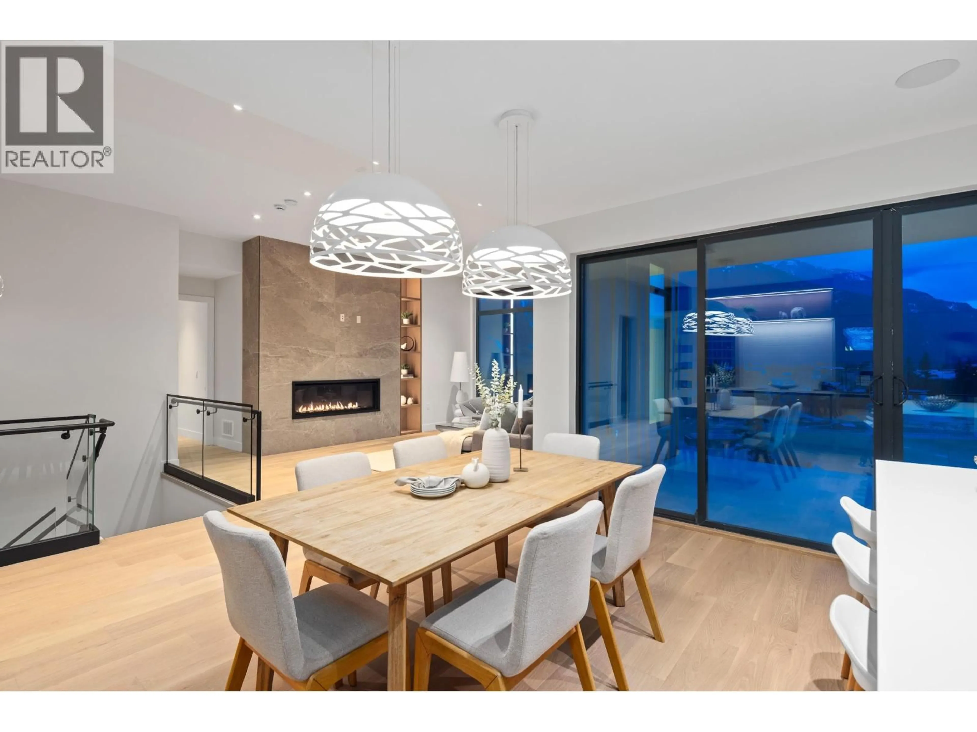 Dining room, wood/laminate floor for 7683 CERULEAN DRIVE, Pemberton British Columbia V0N2L3