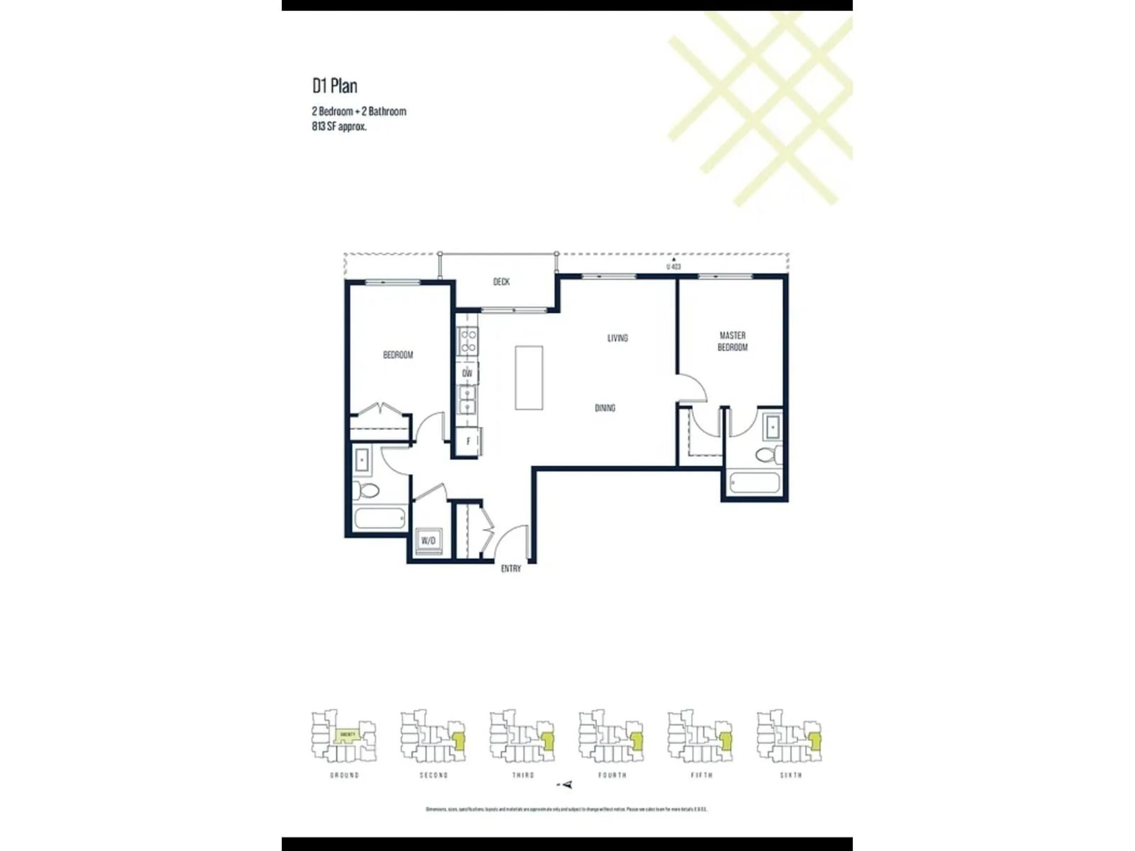 Floor plan for 403 - 10778 138 STREET, Surrey British Columbia V3T0S5