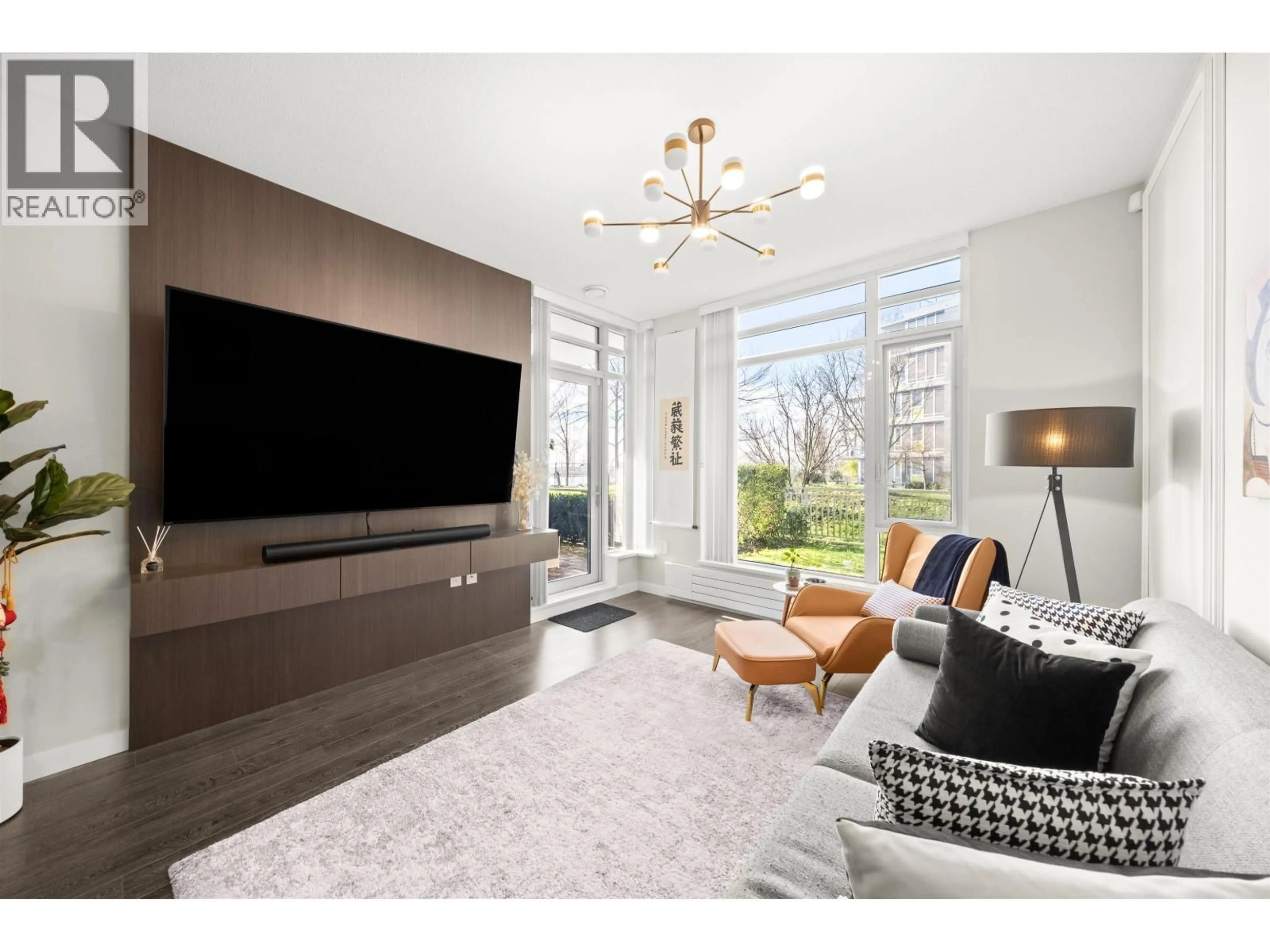 Living room with furniture, unknown for 106 - 3188 RIVERWALK AVENUE, Vancouver British Columbia V5S0E7