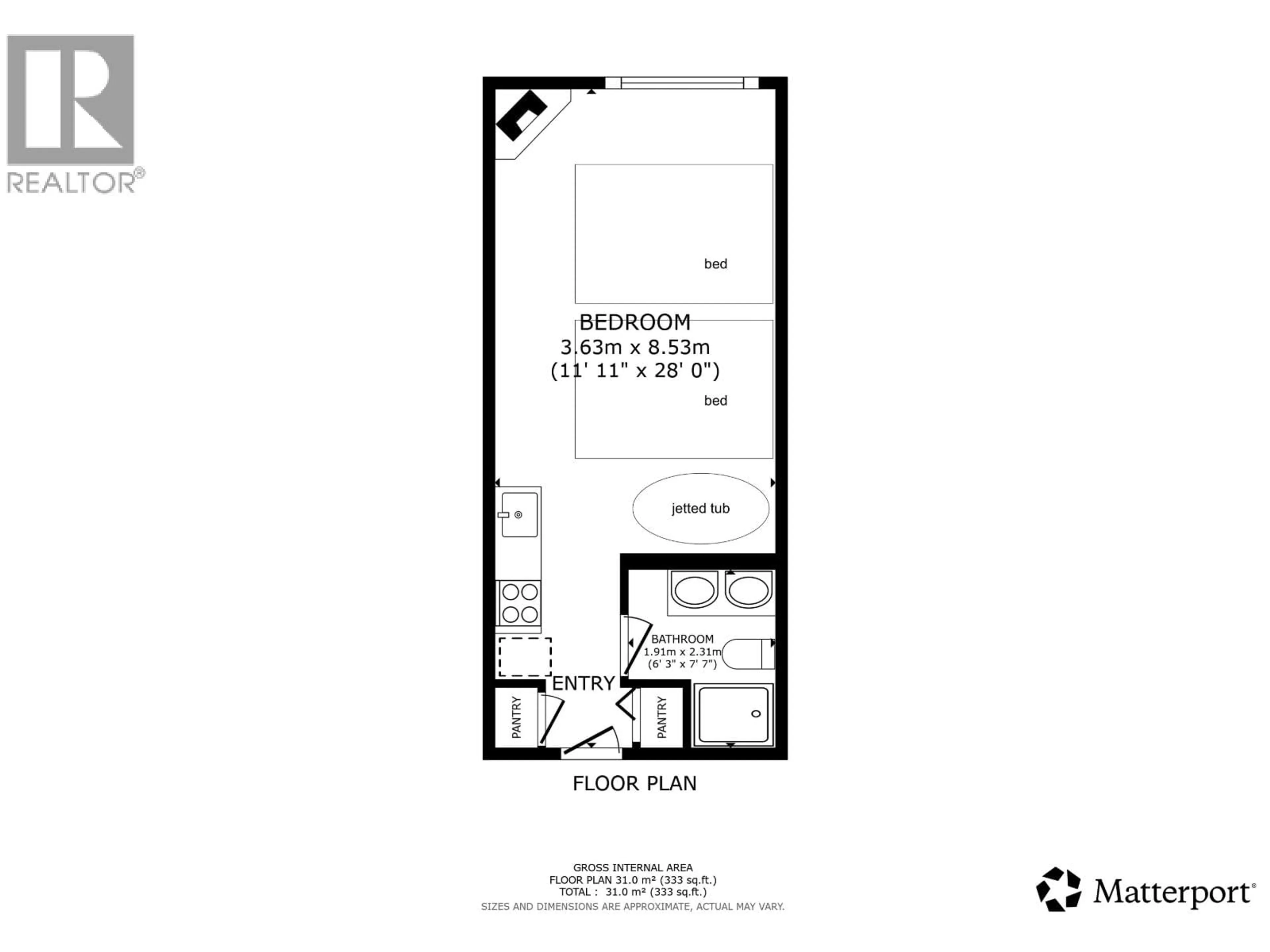 Floor plan for 203 - 4319 MAIN STREET, Whistler British Columbia V8E1B1