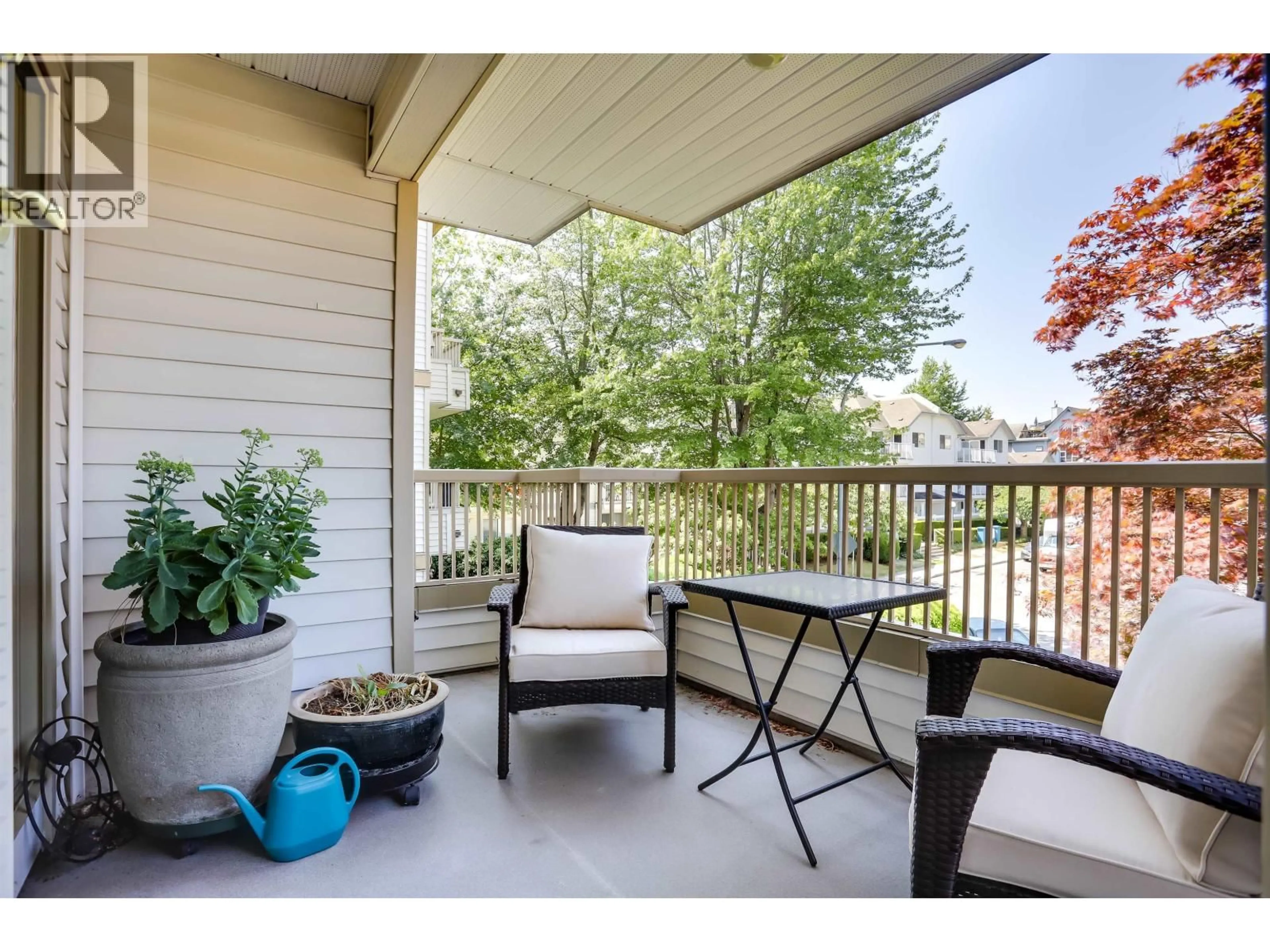 Patio, water/lake/river/ocean view for 205 - 1118 55TH STREET, Delta British Columbia V4M3J8