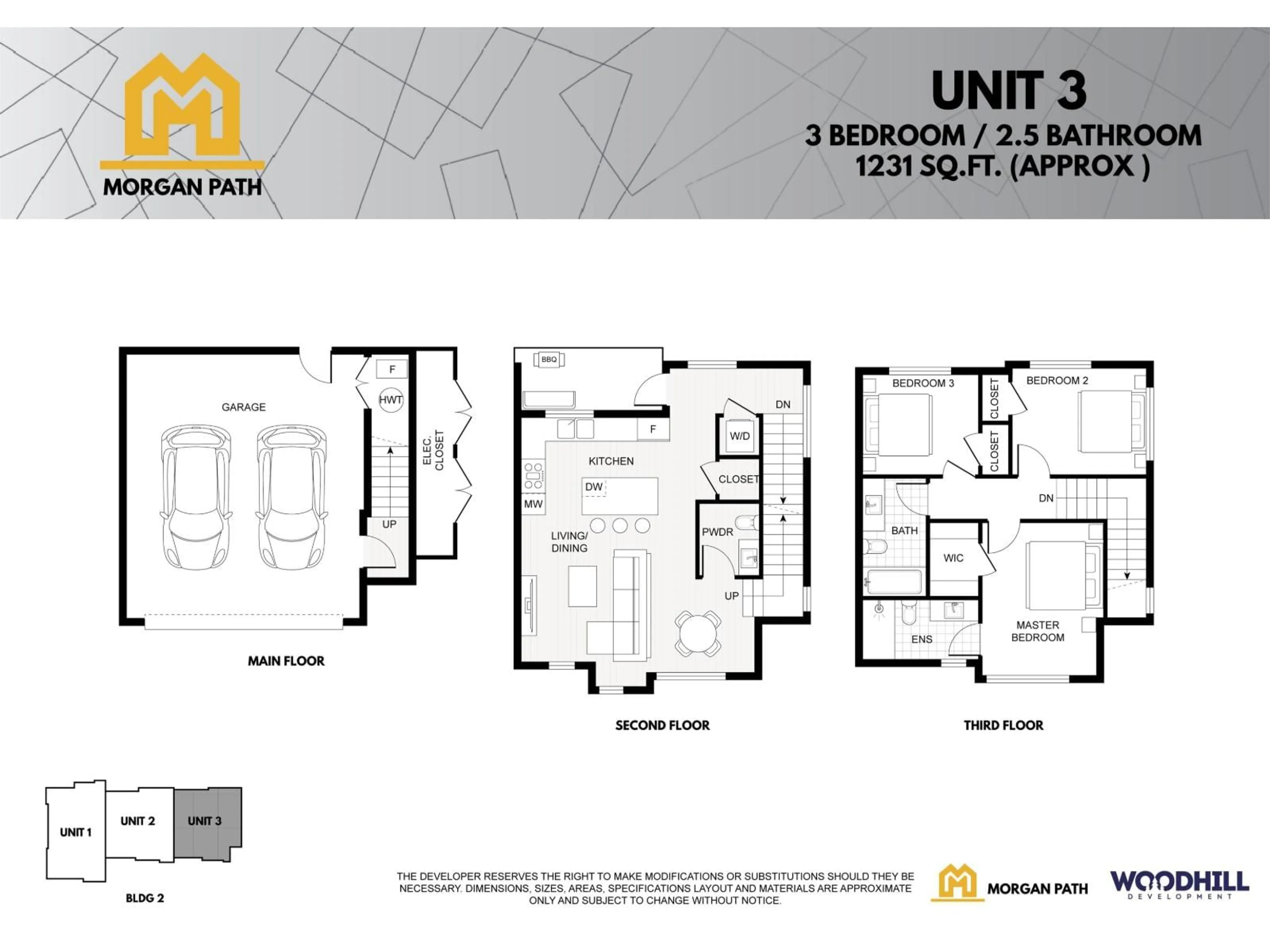 Floor plan for 3 - 2655 158 STREET, Surrey British Columbia V3Z0B7