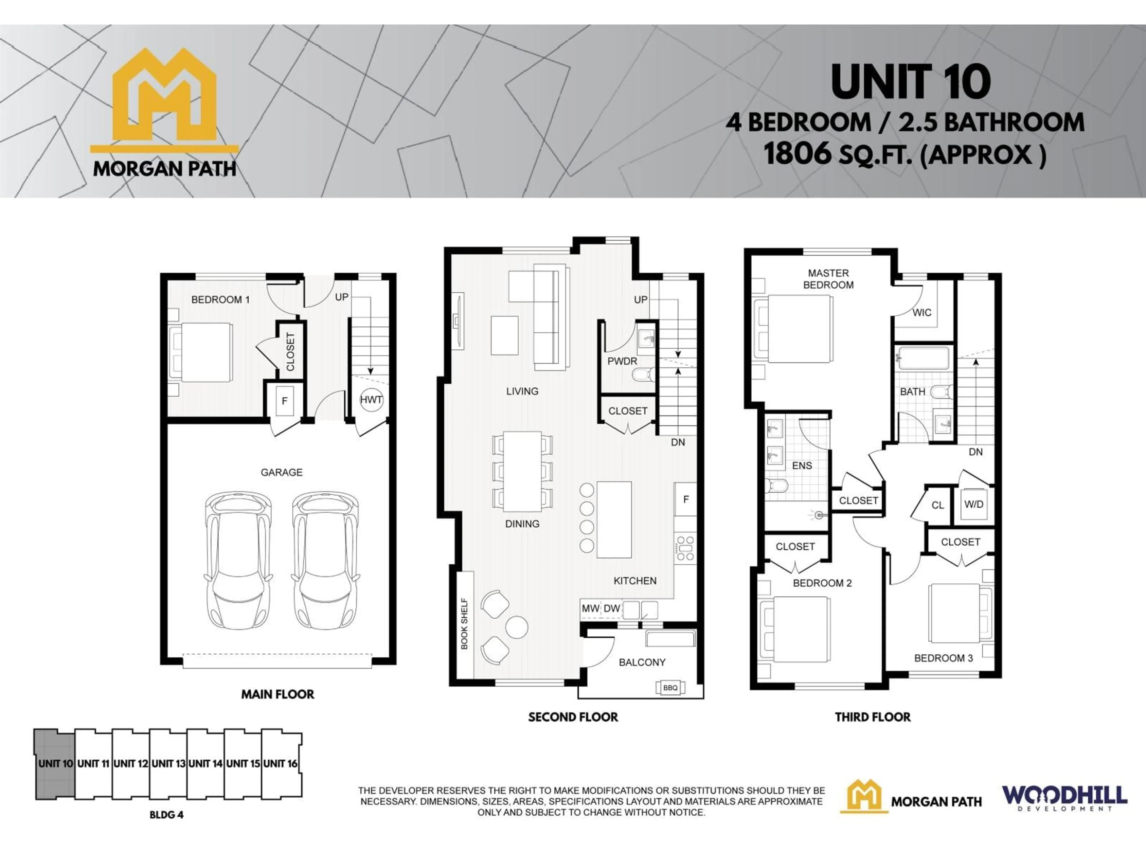 Floor plan for 10 - 2655 158 STREET, Surrey British Columbia V3Z0B7