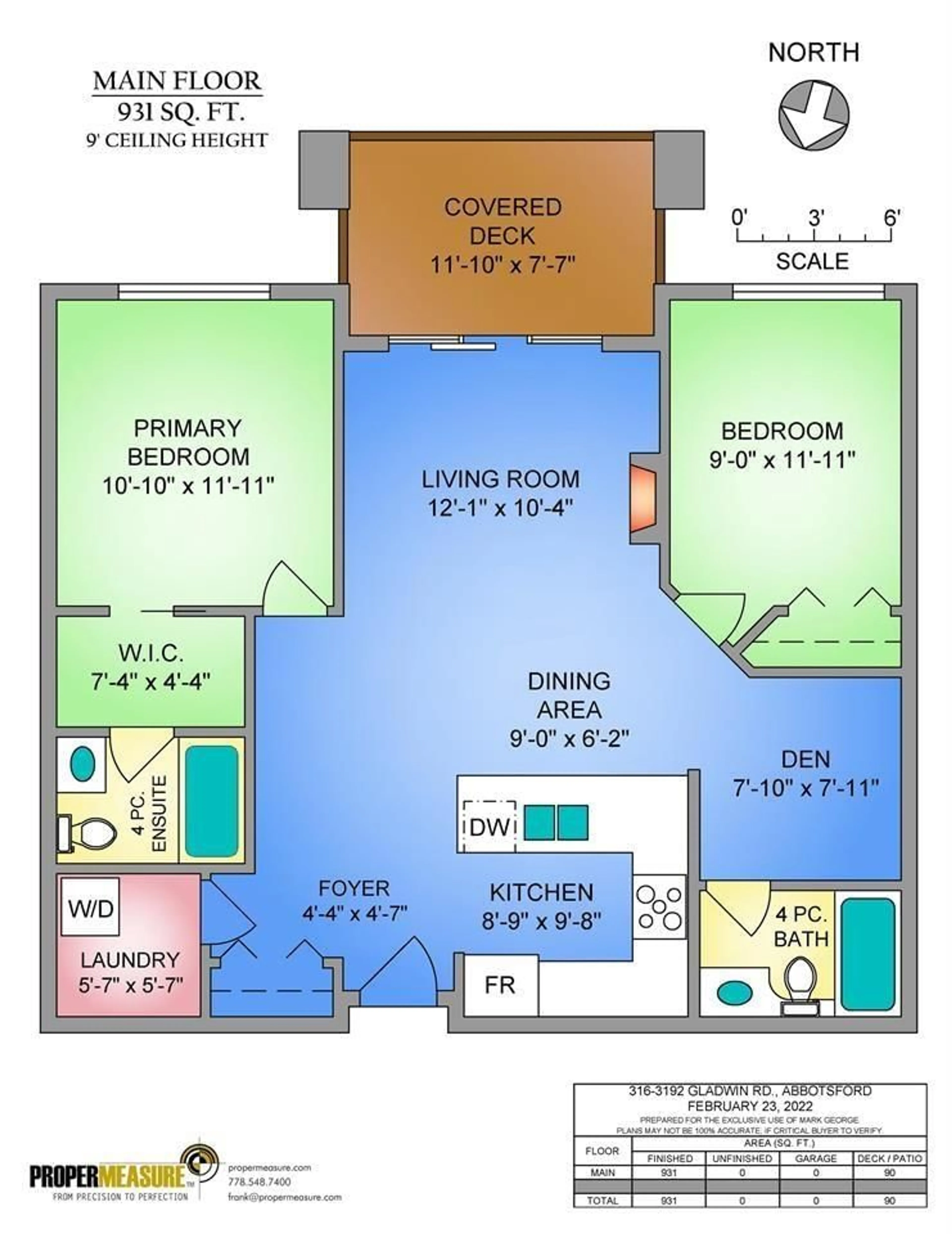Floor plan for 316 - 3192 GLADWIN ROAD, Abbotsford British Columbia V2T6M9