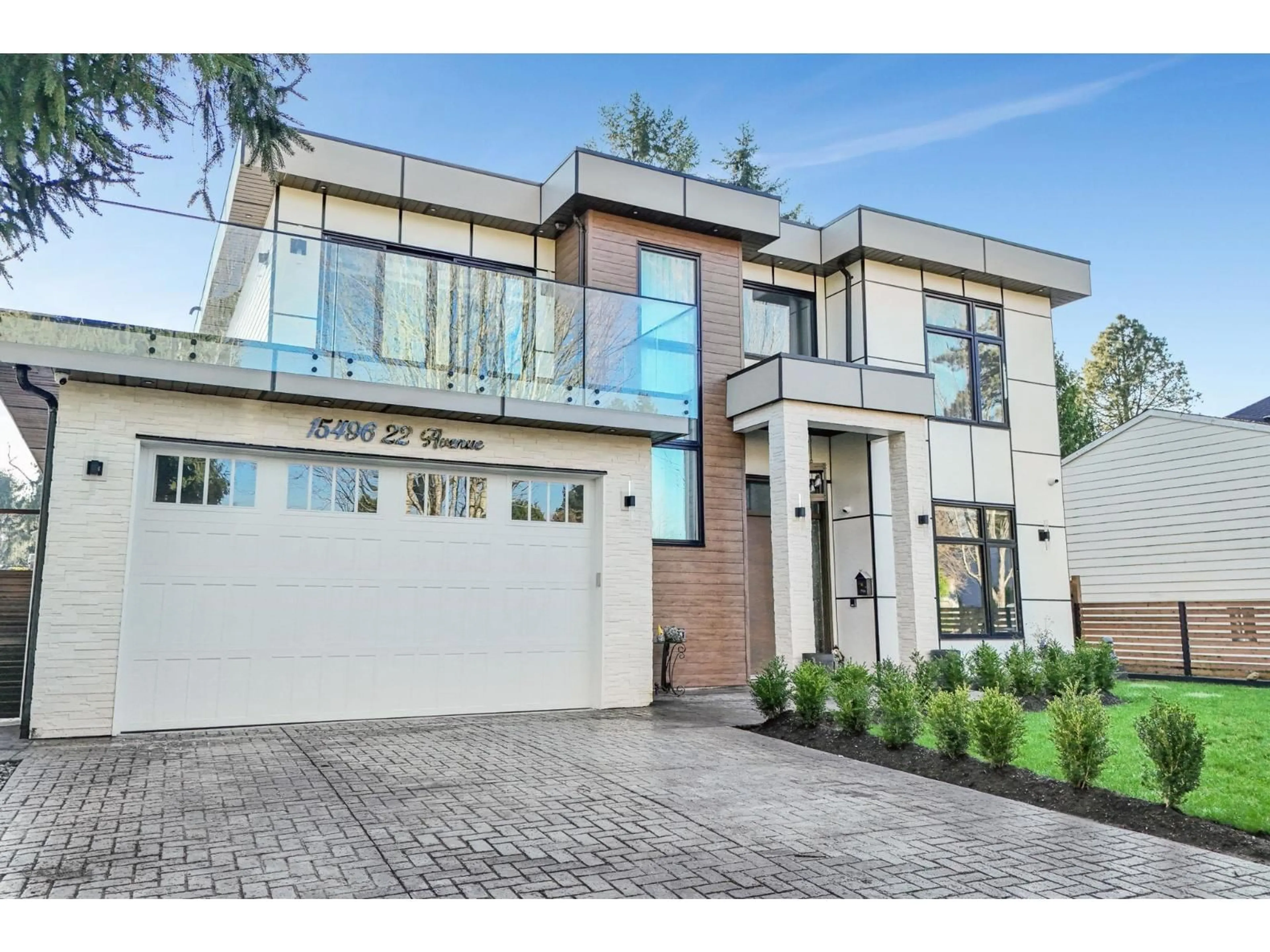 Home with brick exterior material, street for 15496 22 AVENUE, Surrey British Columbia V4A2C2
