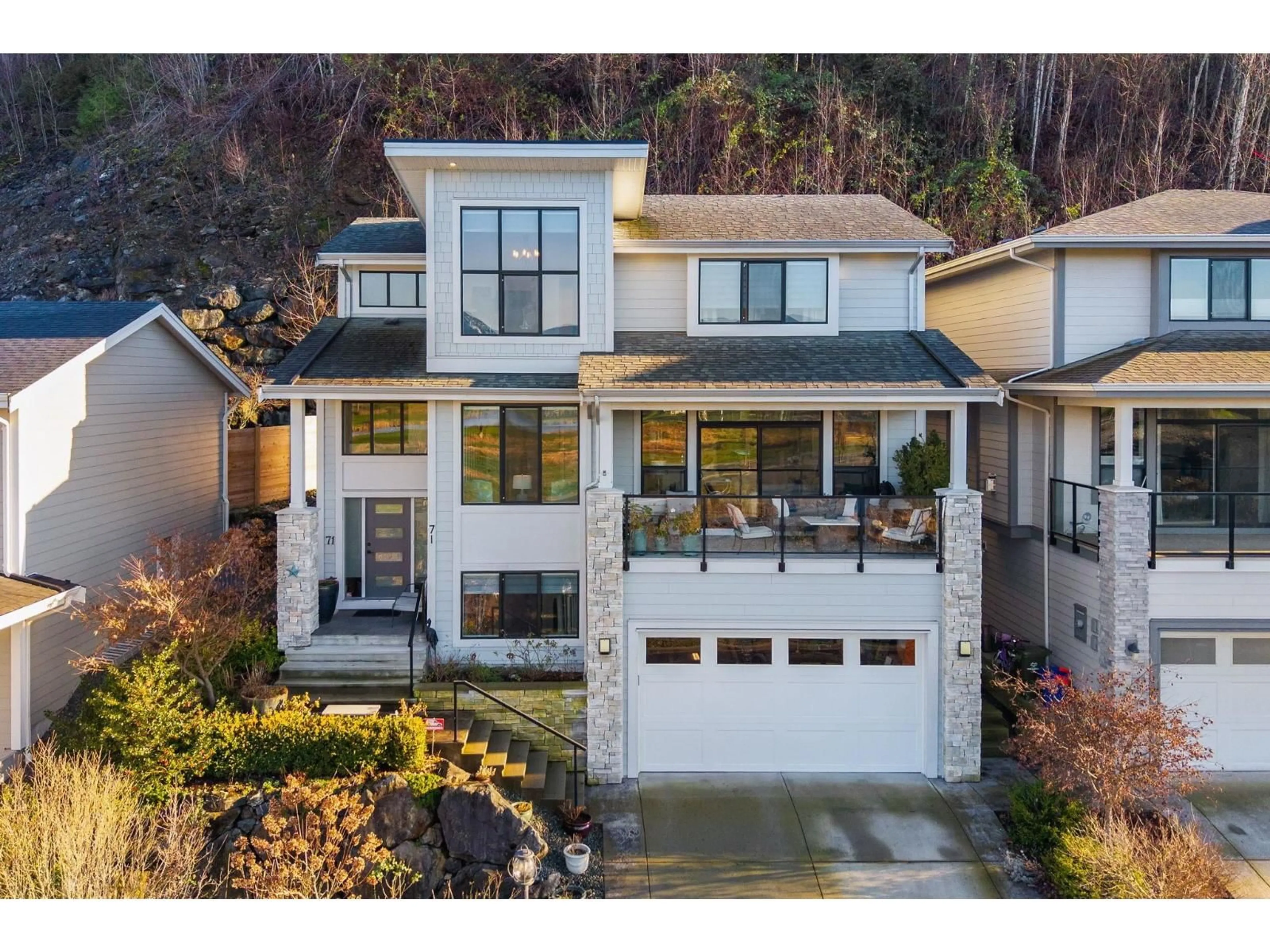 Home with brick exterior material, street for 71 - 50778 LEDGESTONE PLACE, Chilliwack British Columbia V2P0E7