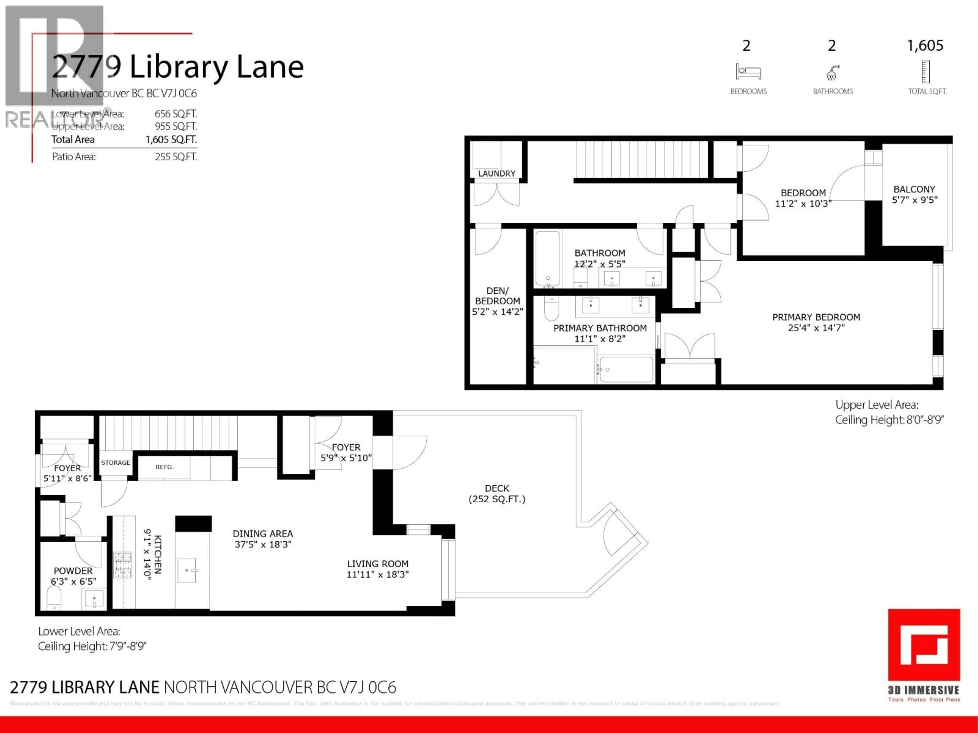 Floor plan for 2779 LIBRARY LANE, North Vancouver British Columbia V7J0C6