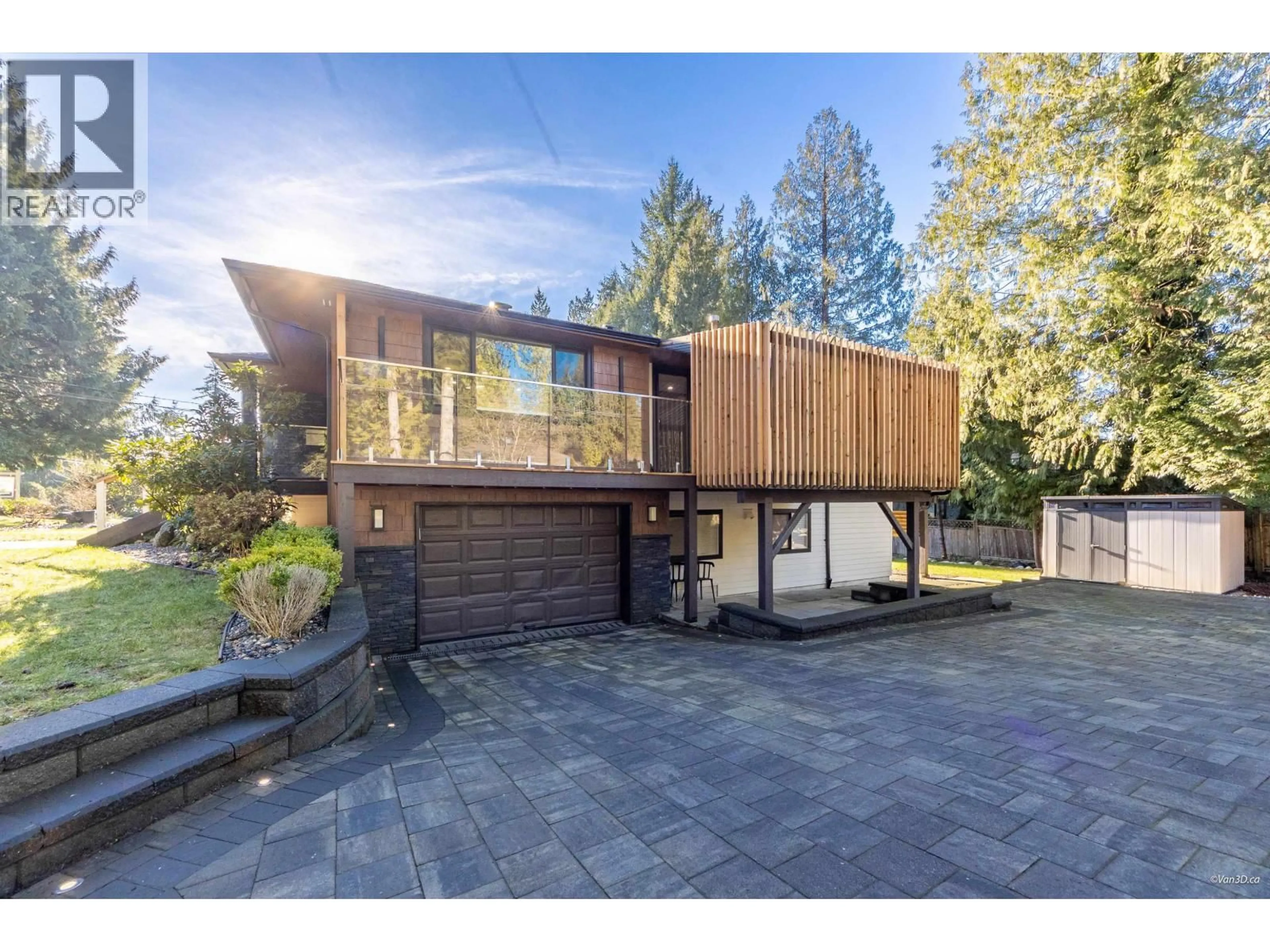 Home with brick exterior material, street for 4491 PRIMROSE LANE, North Vancouver British Columbia V7R4H1
