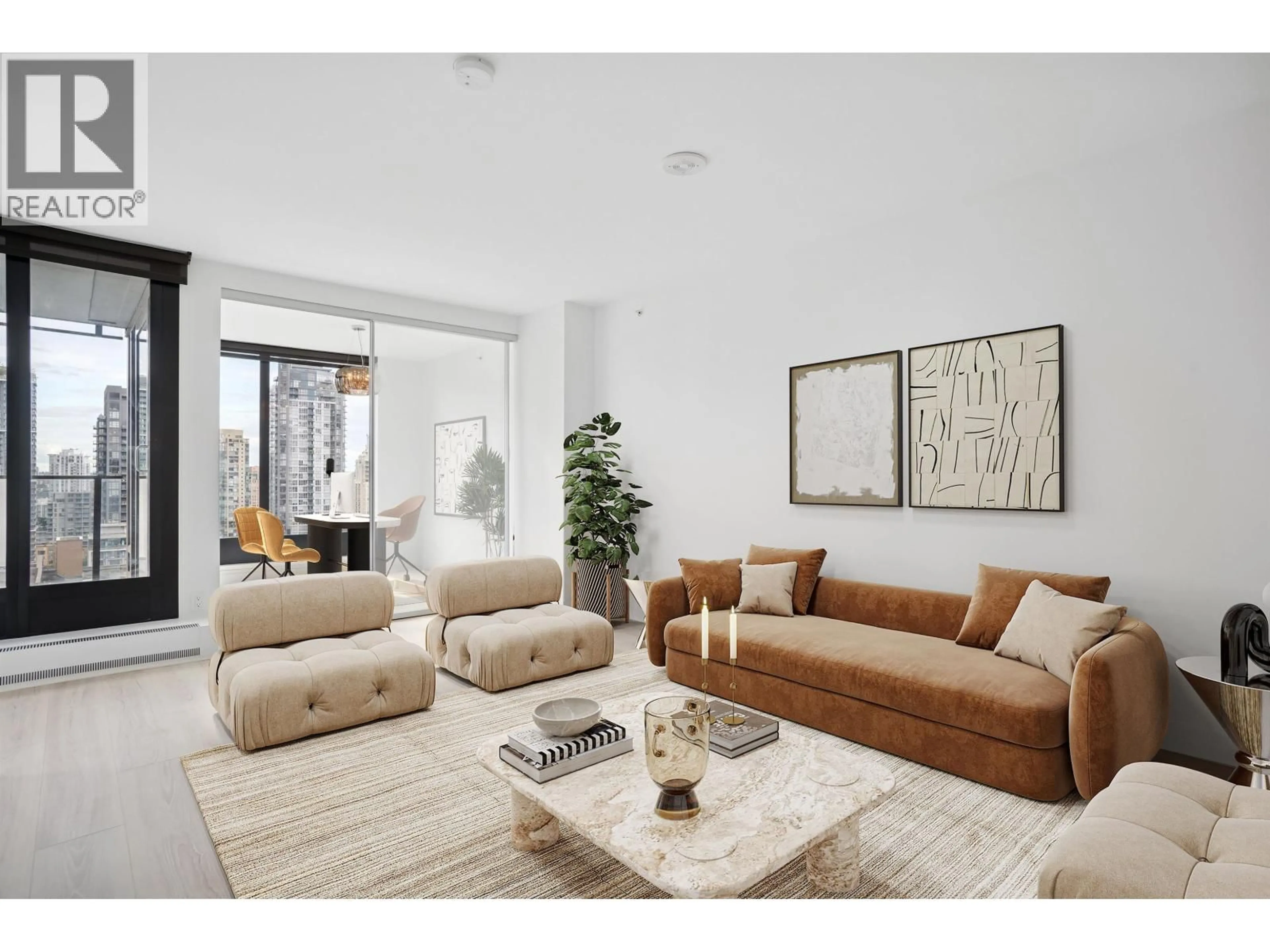 Living room with furniture, unknown for 1502 - 1133 HORNBY STREET, Vancouver British Columbia V6Z1W1