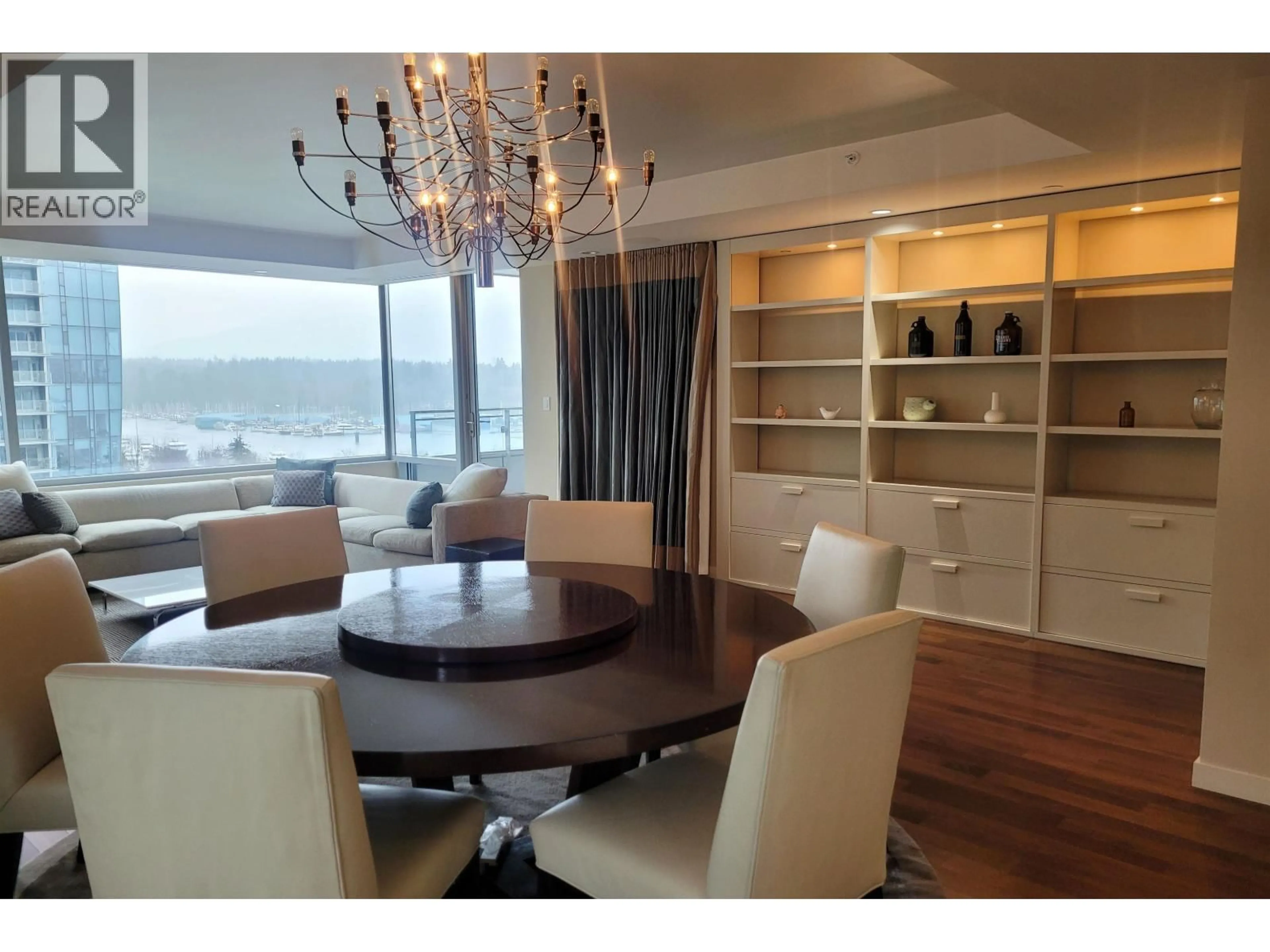 Dining room, wood/laminate floor for 903 - 1169 CORDOVA STREET, Vancouver British Columbia V6C3T1