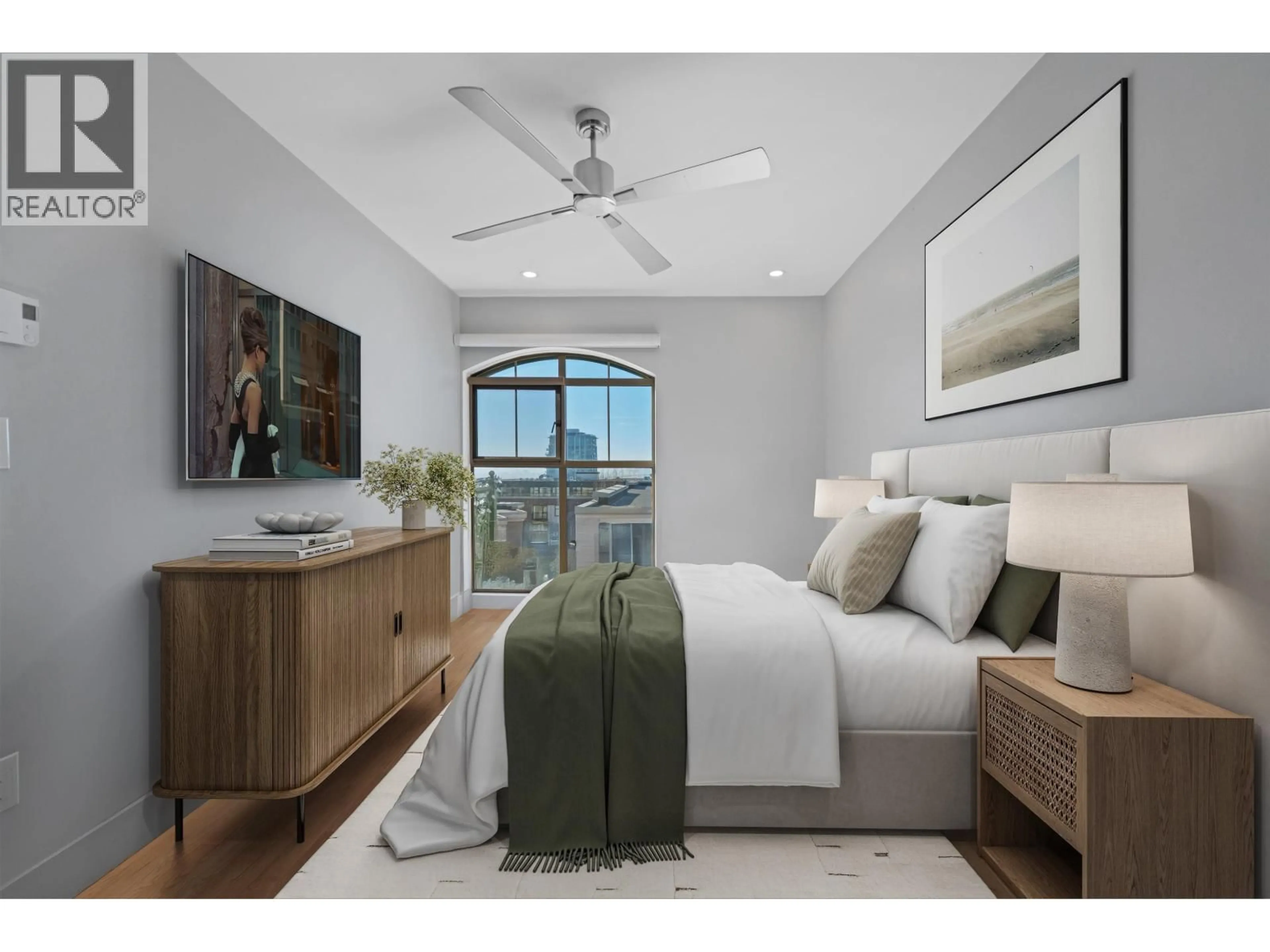 Bedroom with bed, unknown for 414 - 332 LONSDALE AVENUE, North Vancouver British Columbia V7M3M5