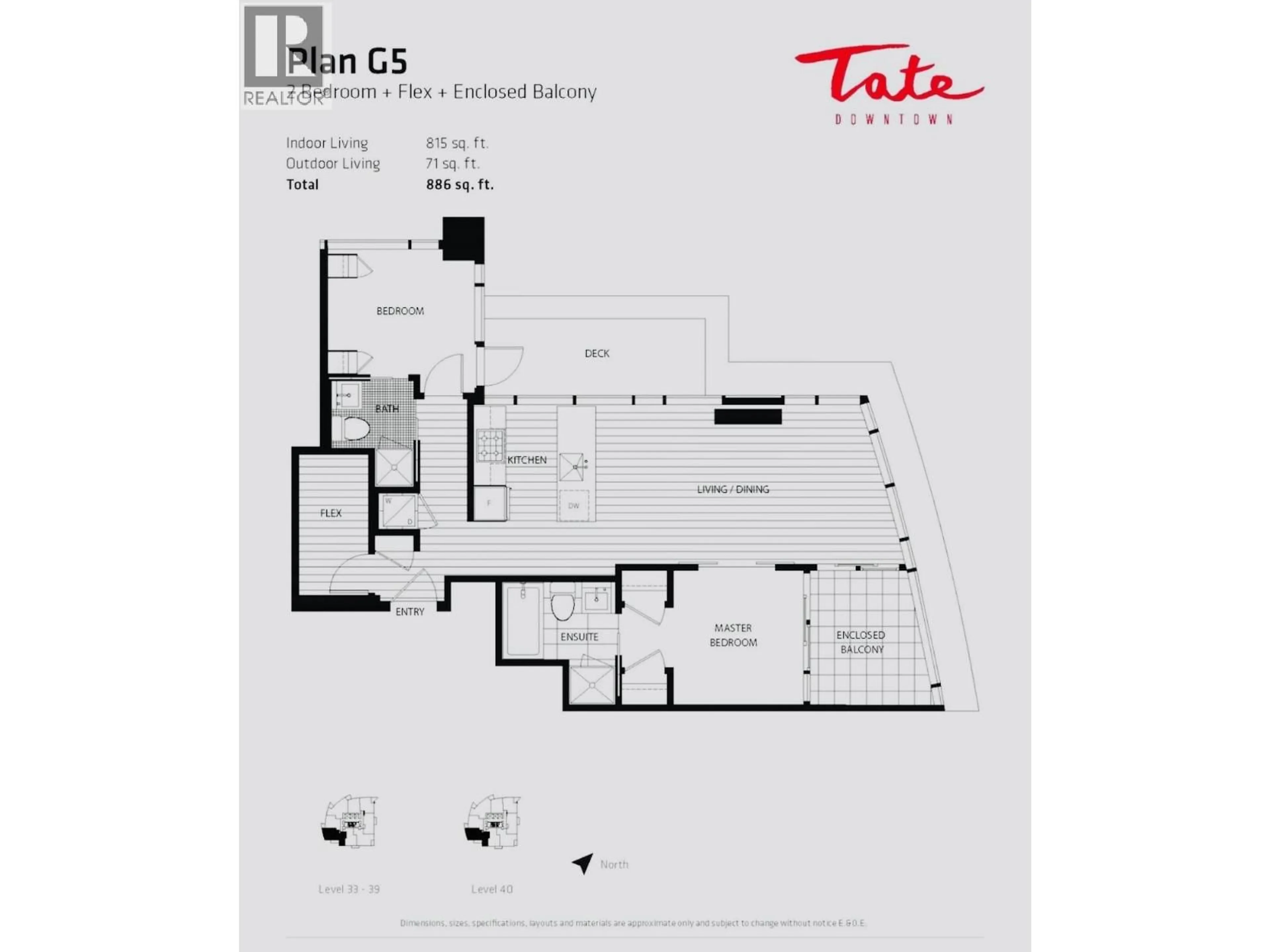 Floor plan for 3506 - 1283 HOWE STREET, Vancouver British Columbia V6Z0E3