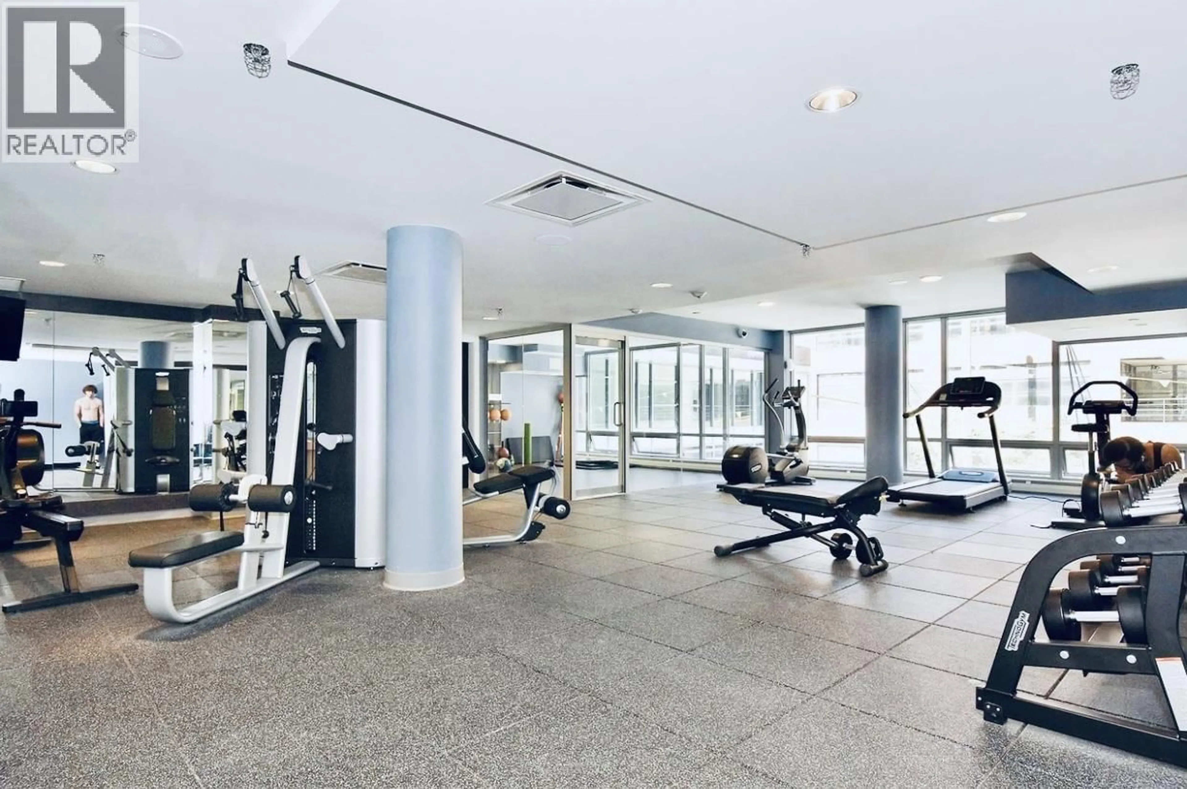 Gym or fitness room for 3506 - 1283 HOWE STREET, Vancouver British Columbia V6Z0E3
