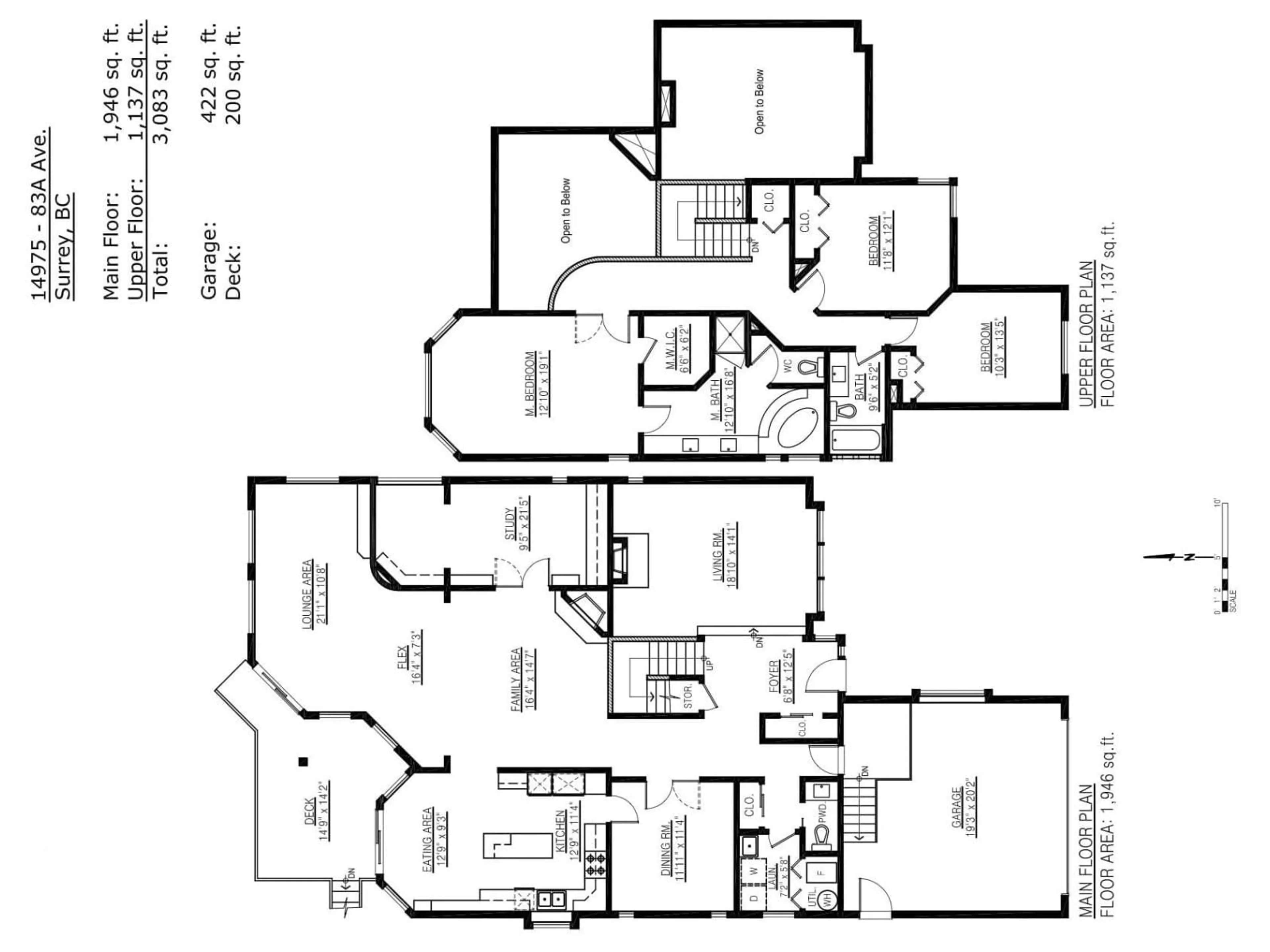 Floor plan for 14975 83A AVENUE, Surrey British Columbia V3S7S2