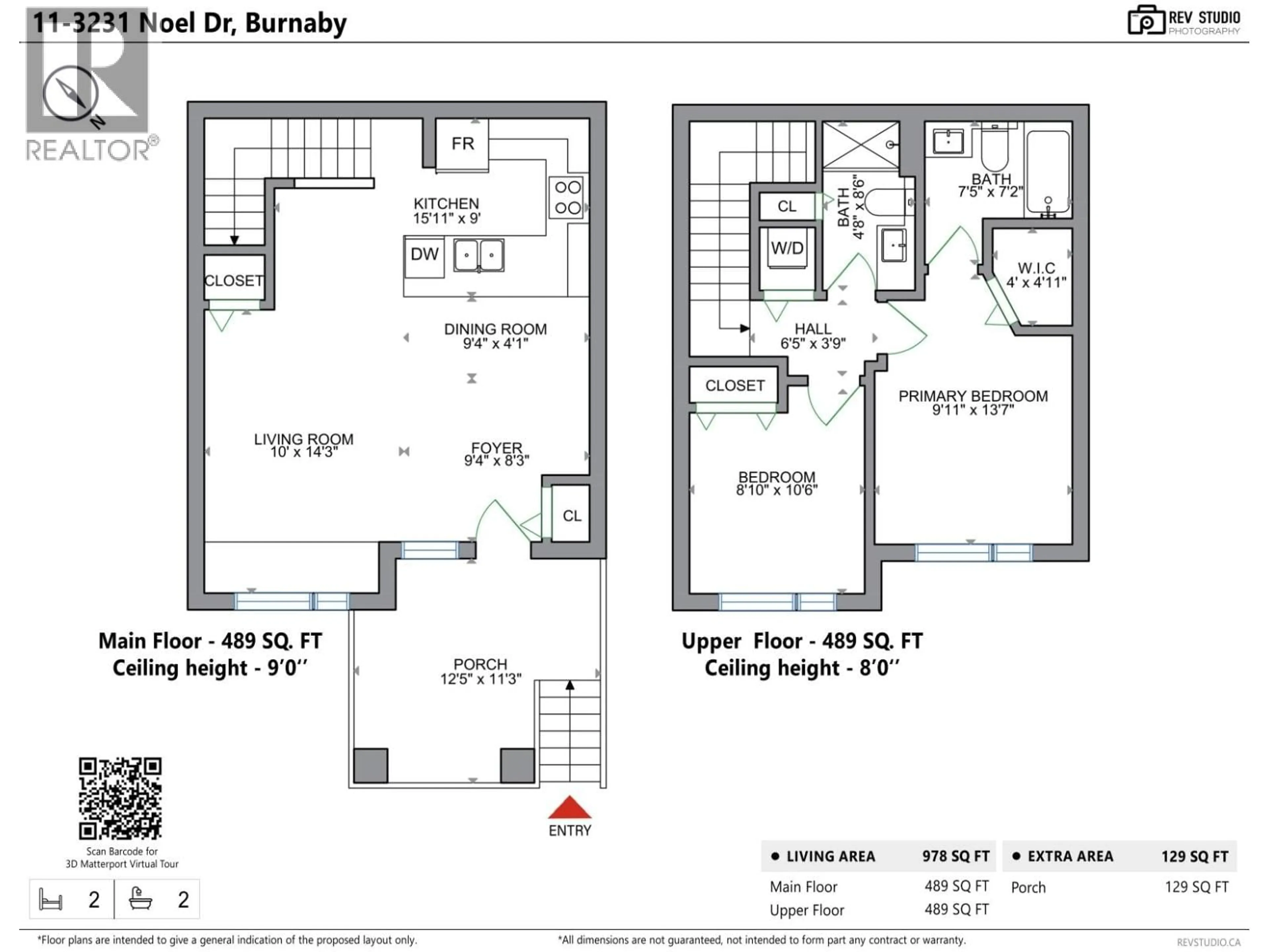 Floor plan for 11 - 3231 NOEL DRIVE, Burnaby British Columbia V3J0H3