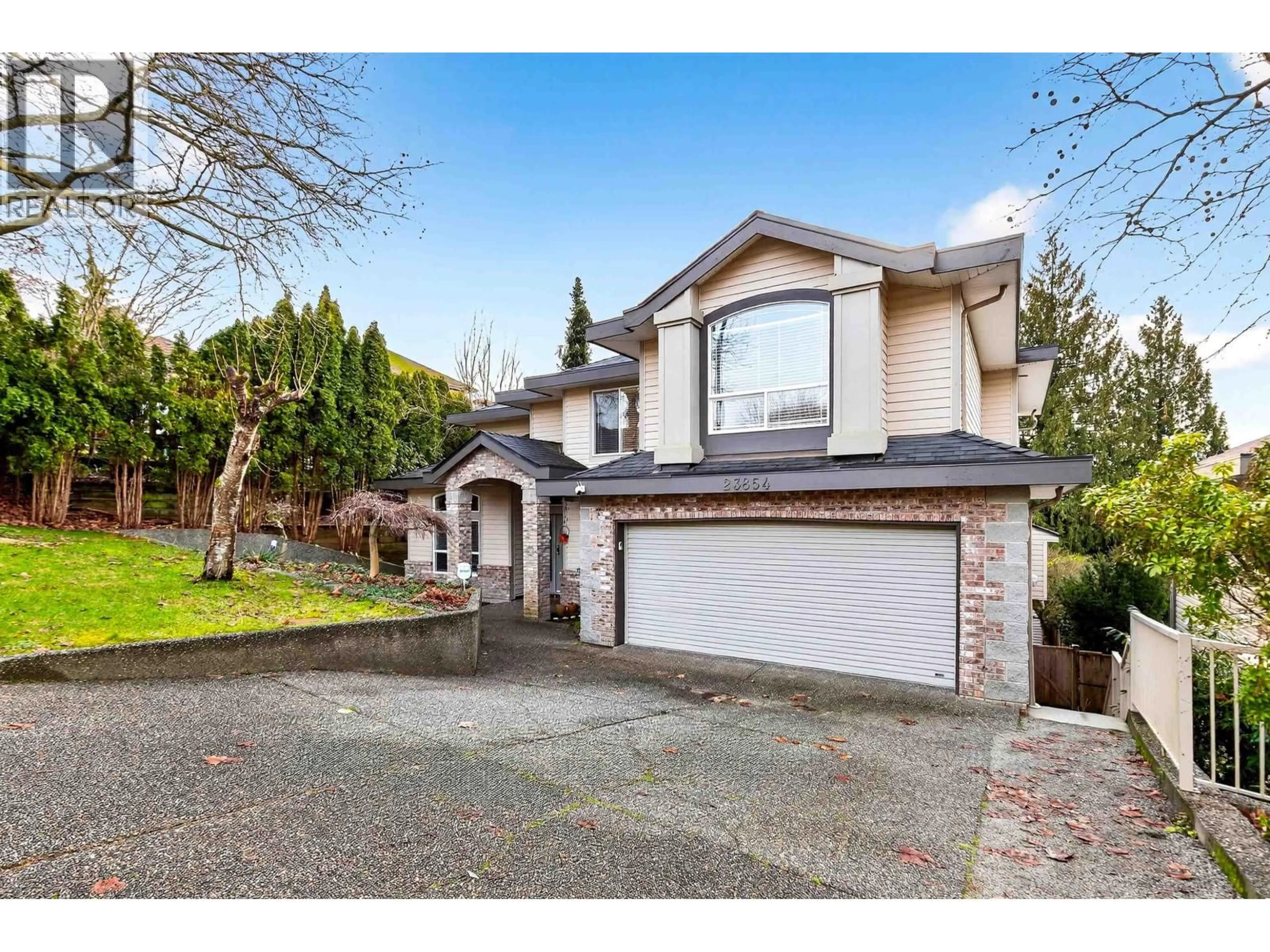 Home with vinyl exterior material, street for 23854 ZERON AVENUE, Maple Ridge British Columbia V2W1E3