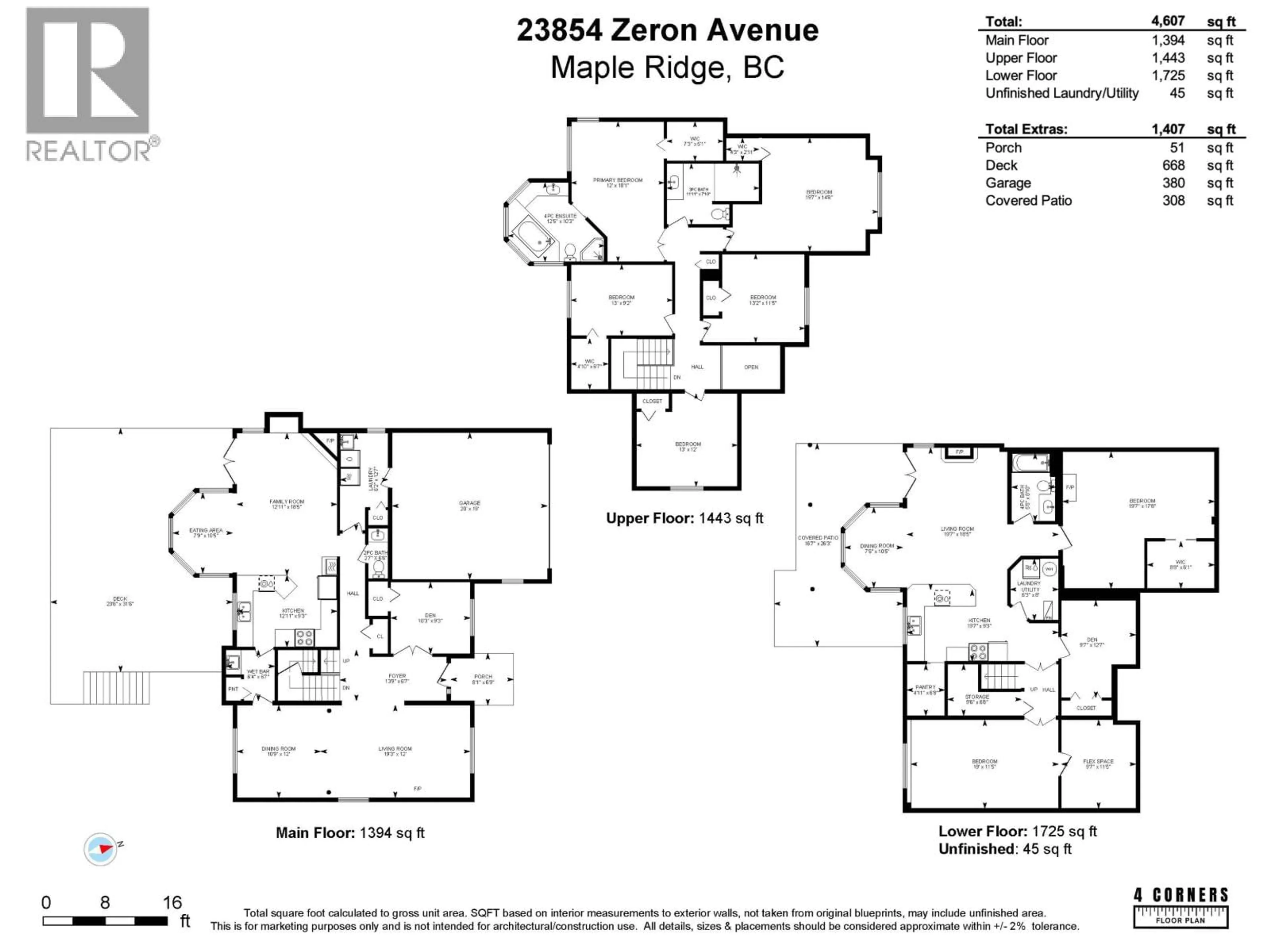 Floor plan for 23854 ZERON AVENUE, Maple Ridge British Columbia V2W1E3