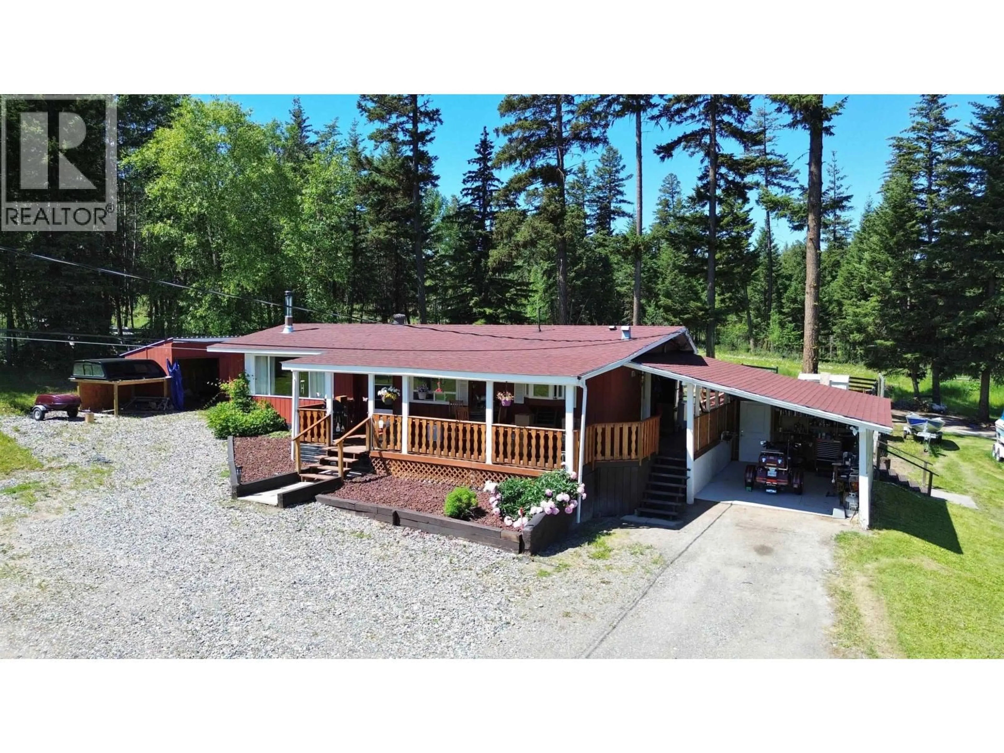 A pic from outside/outdoor area/front of a property/back of a property/a pic from drone, unknown for 1414 KALLYN ROAD, Williams Lake British Columbia V2G4Y1