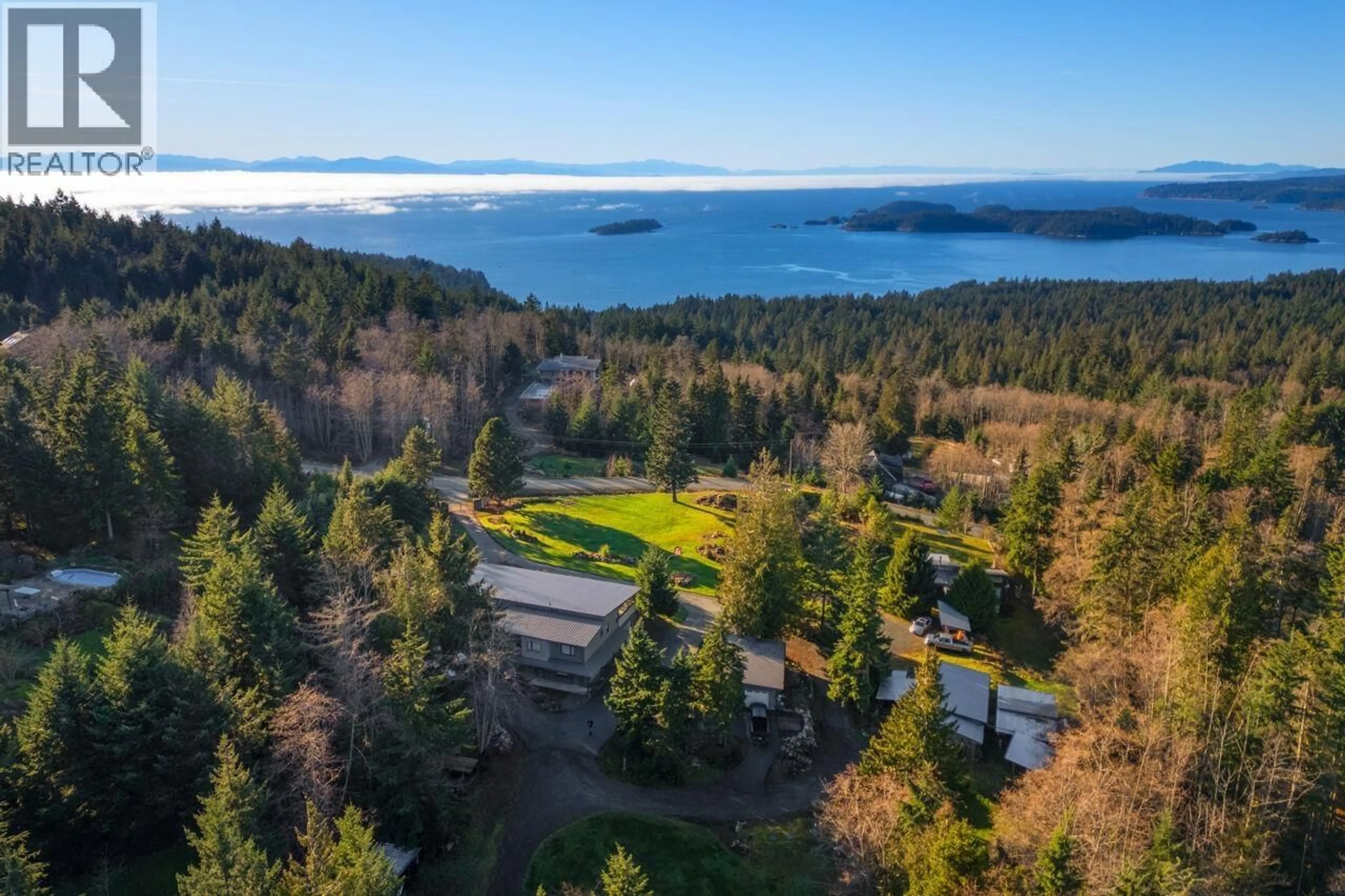 A pic from outside/outdoor area/front of a property/back of a property/a pic from drone, water/lake/river/ocean view for 465 SUNSET ROAD, Bowen Island British Columbia V0N1G2
