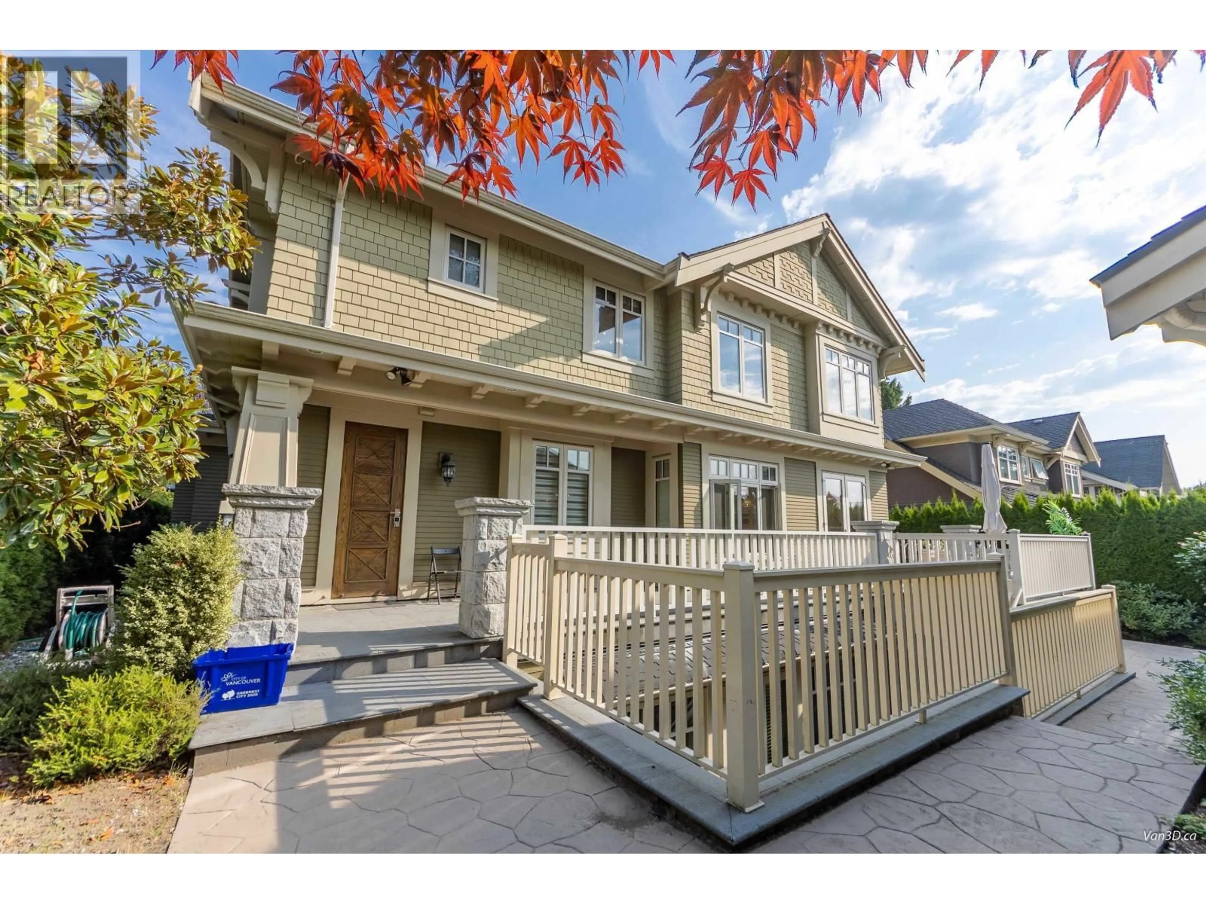 Home with vinyl exterior material, street for 1192 39TH AVENUE, Vancouver British Columbia V6M1S8