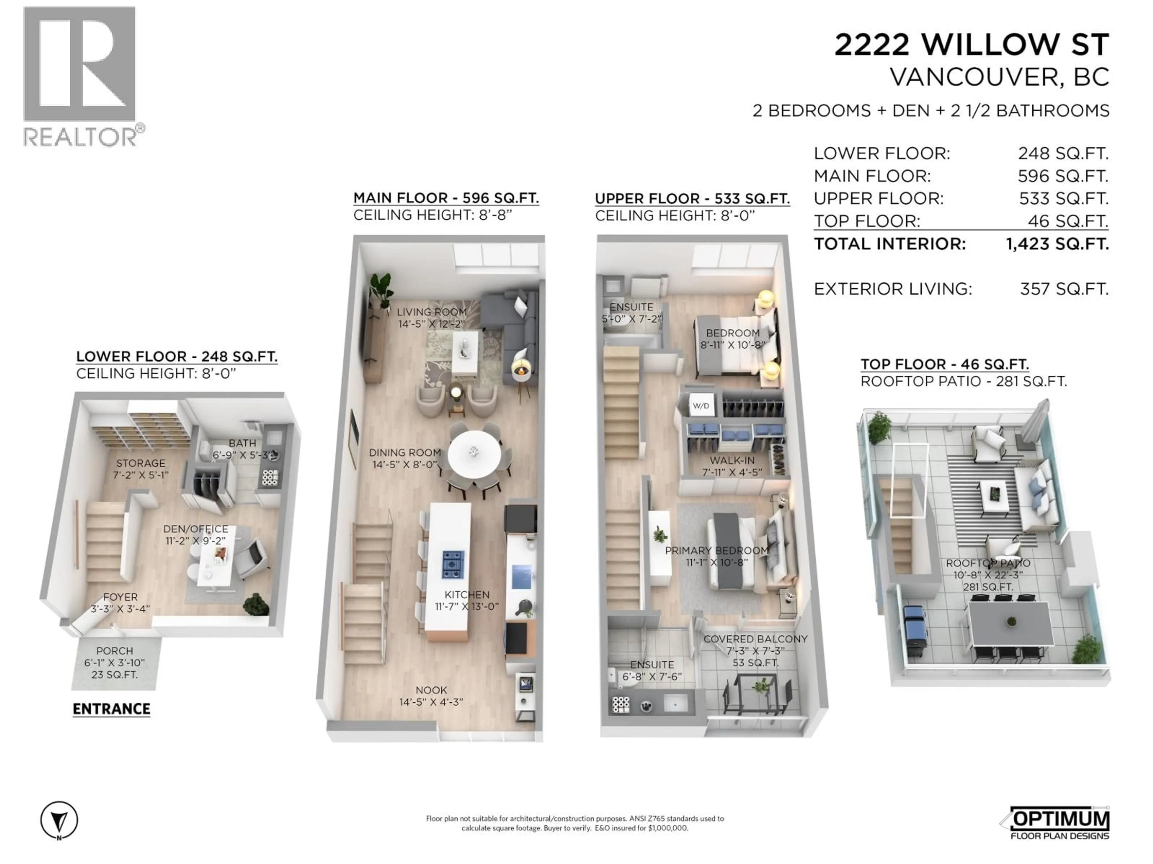 Floor plan for 2222 WILLOW STREET, Vancouver British Columbia V5Z0C8
