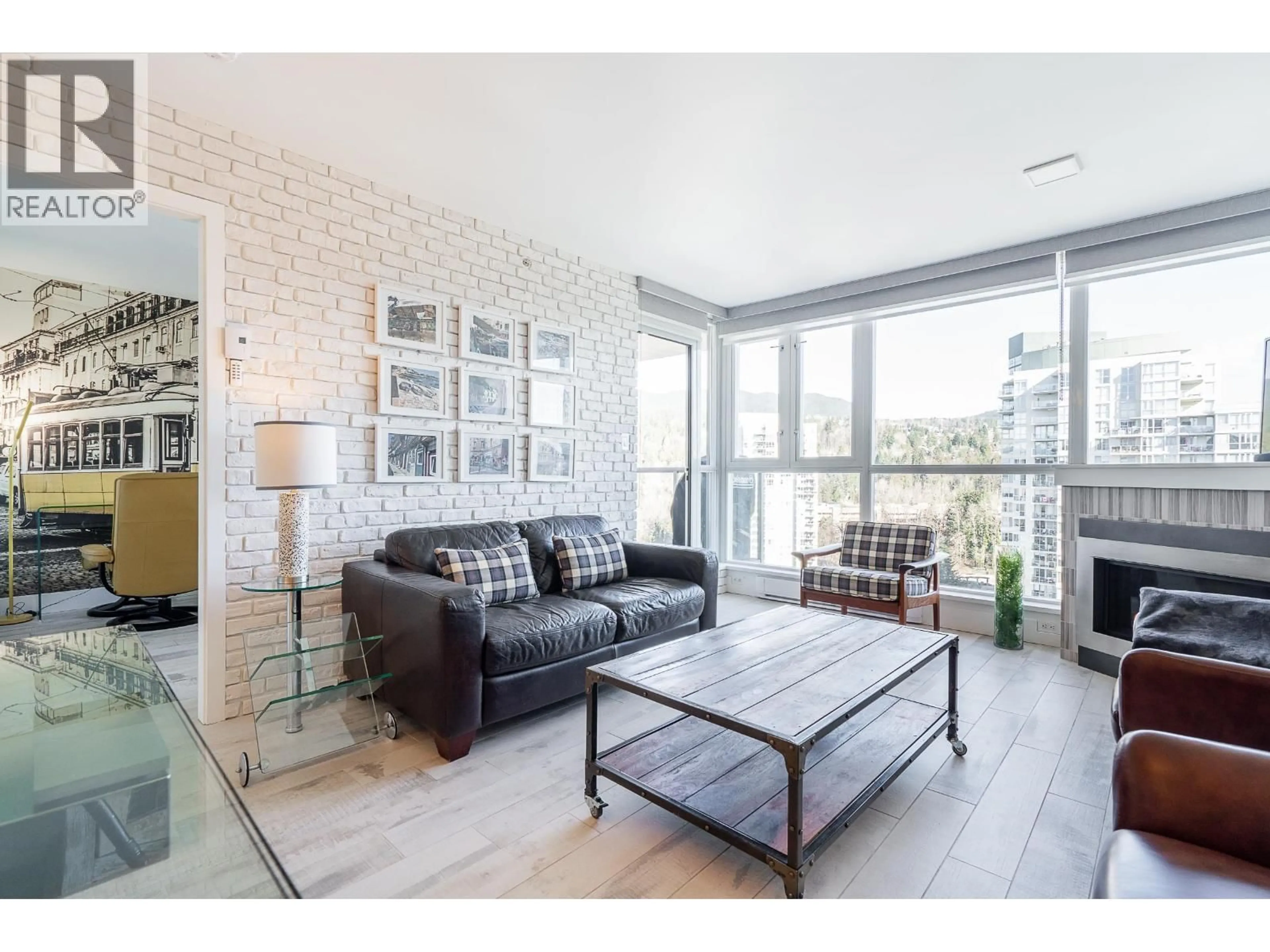 Living room with furniture, unknown for 1806 - 235 GUILDFORD WAY, Port Moody British Columbia V3H5L8