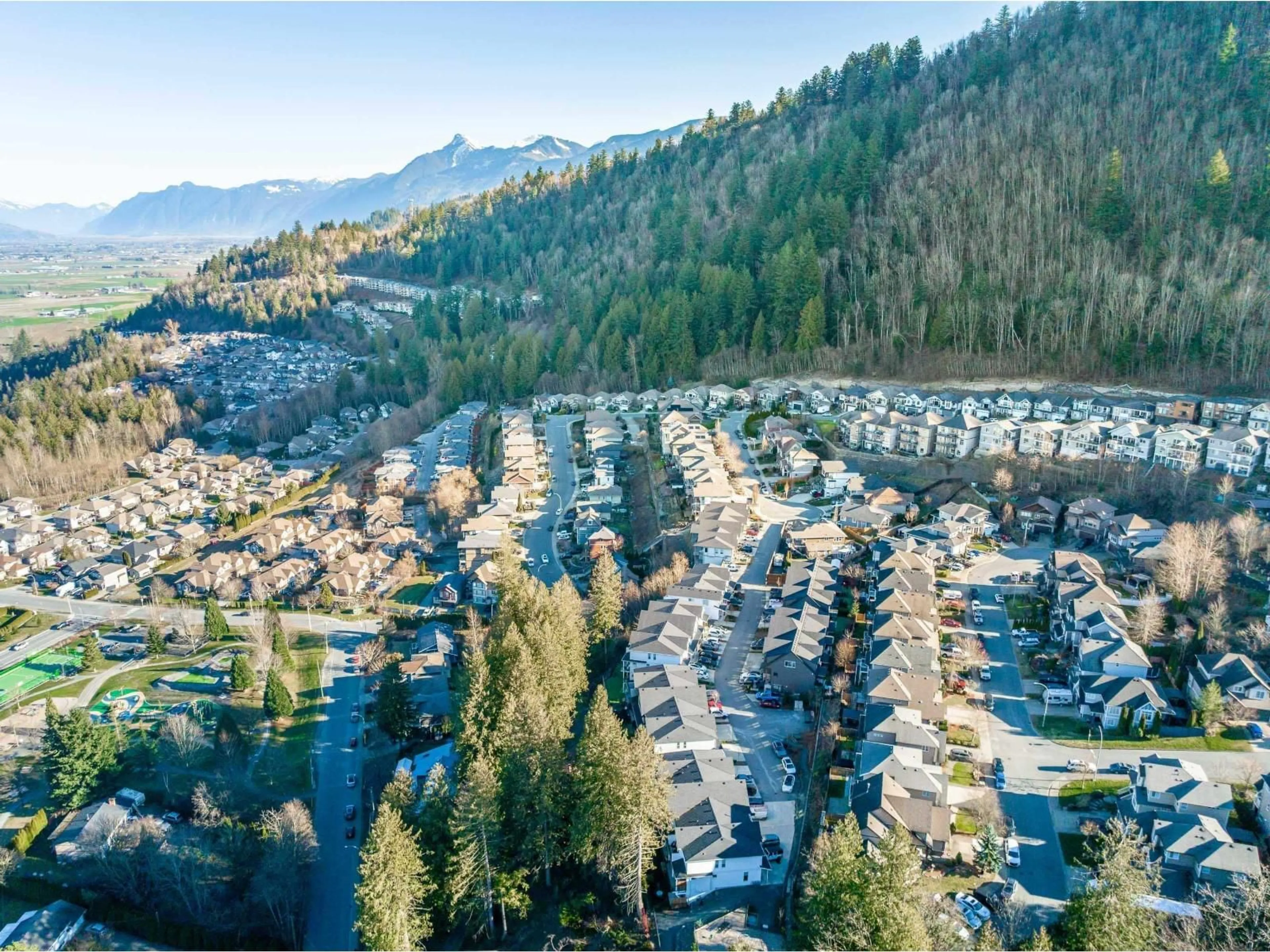 A pic from outside/outdoor area/front of a property/back of a property/a pic from drone, mountain view for 23 - 47203 VISTA PLACE, Chilliwack British Columbia V2R6E2